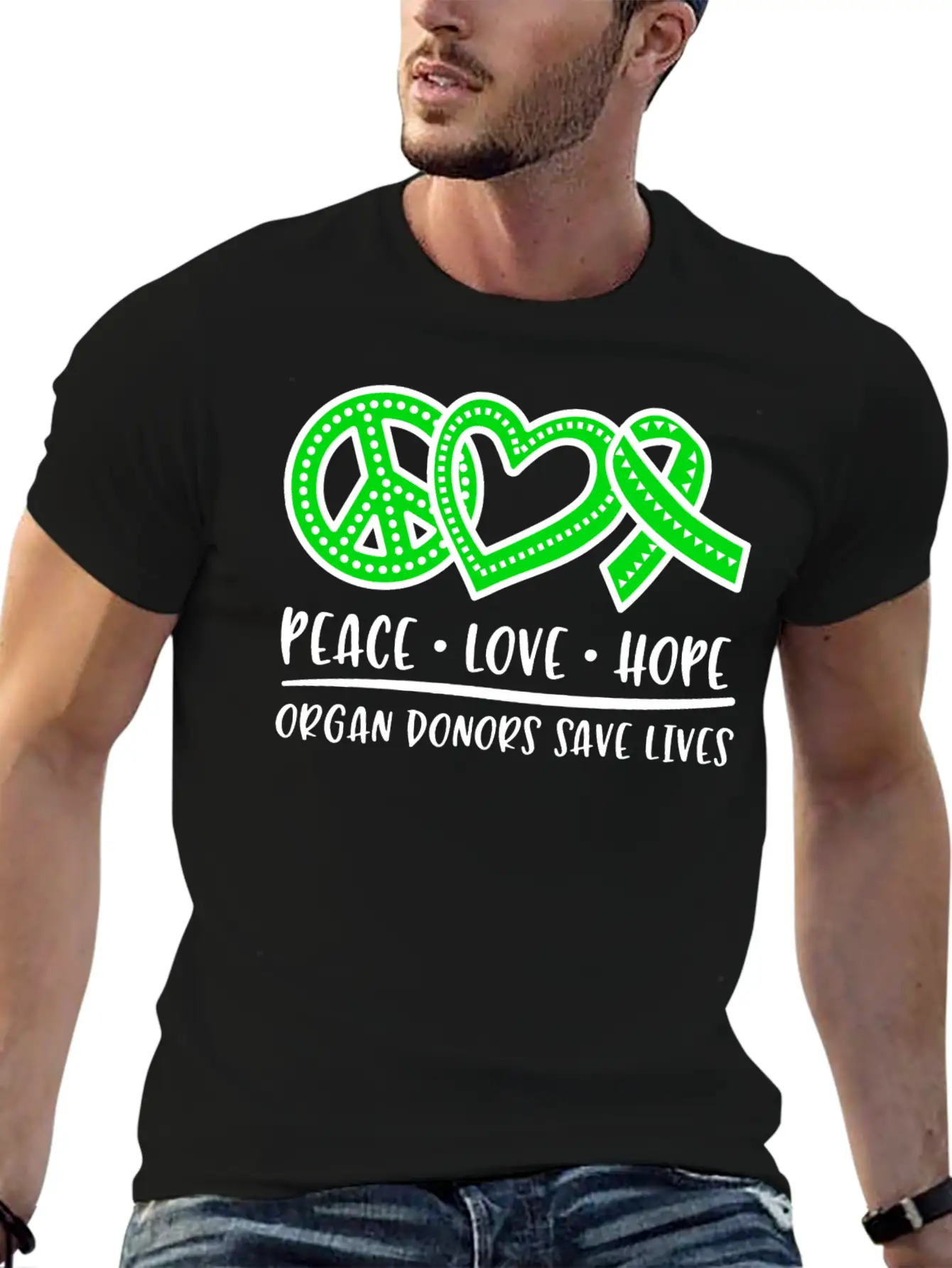 Organ Donation Awareness, Organ Donor Basic Graphic T-Shirt ¨C Daily Comfort In Soft Cotton