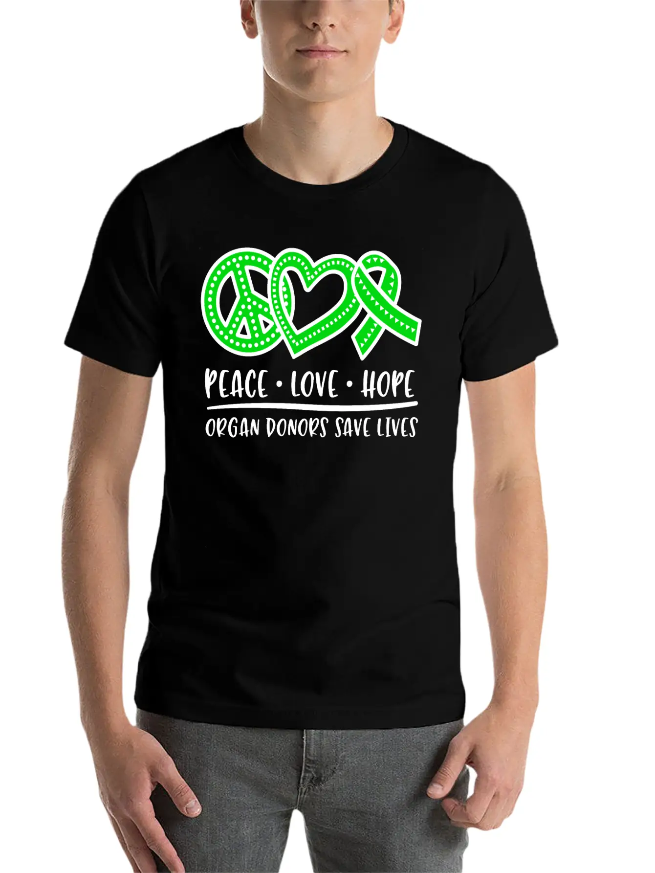 Organ Donation Awareness, Organ Donor Basic Graphic T-Shirt ¨C Daily Comfort In Soft Cotton