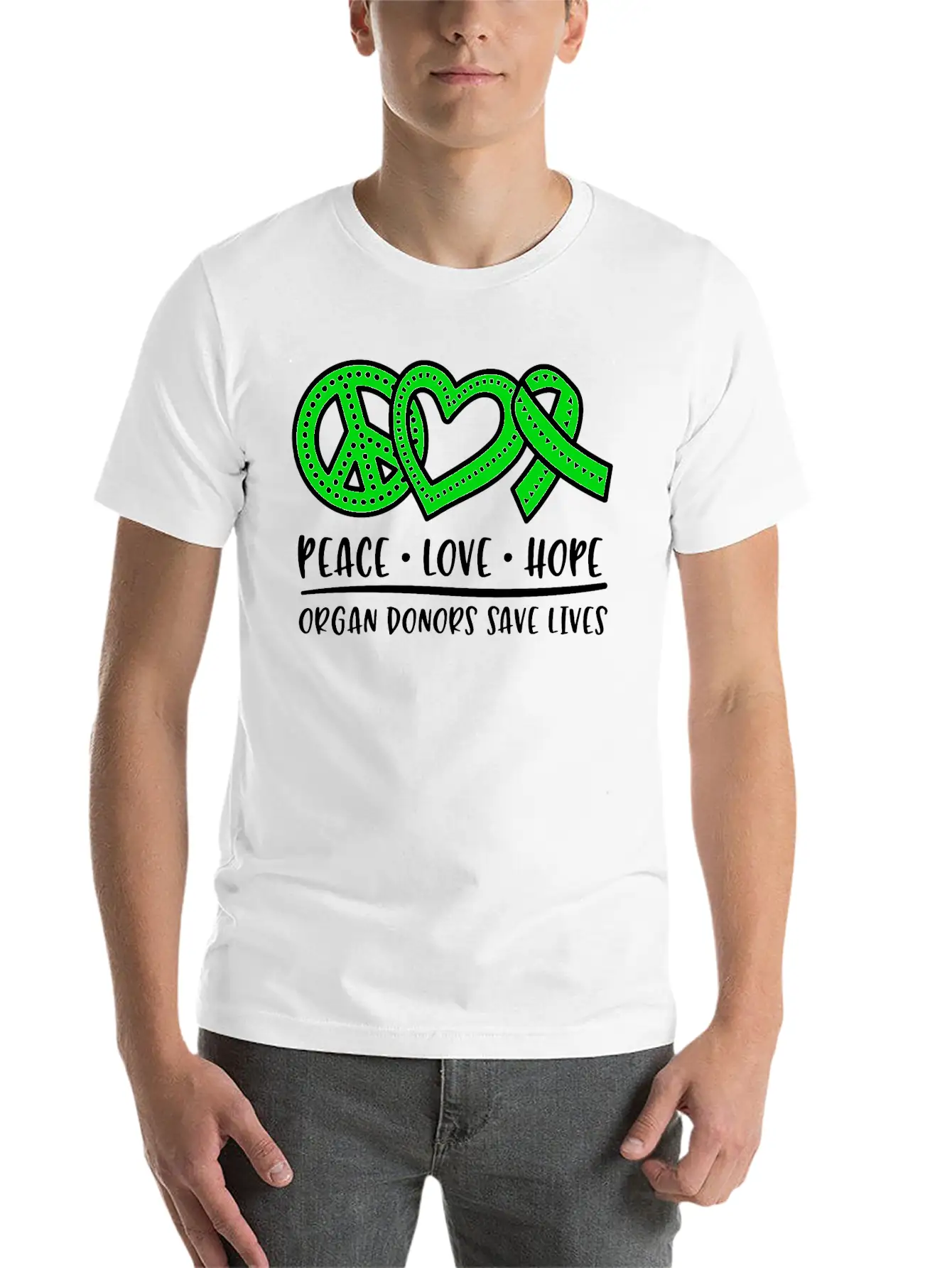 Organ Donation Awareness, Organ Donor Basic Graphic T-Shirt ¨C Daily Comfort In Soft Cotton