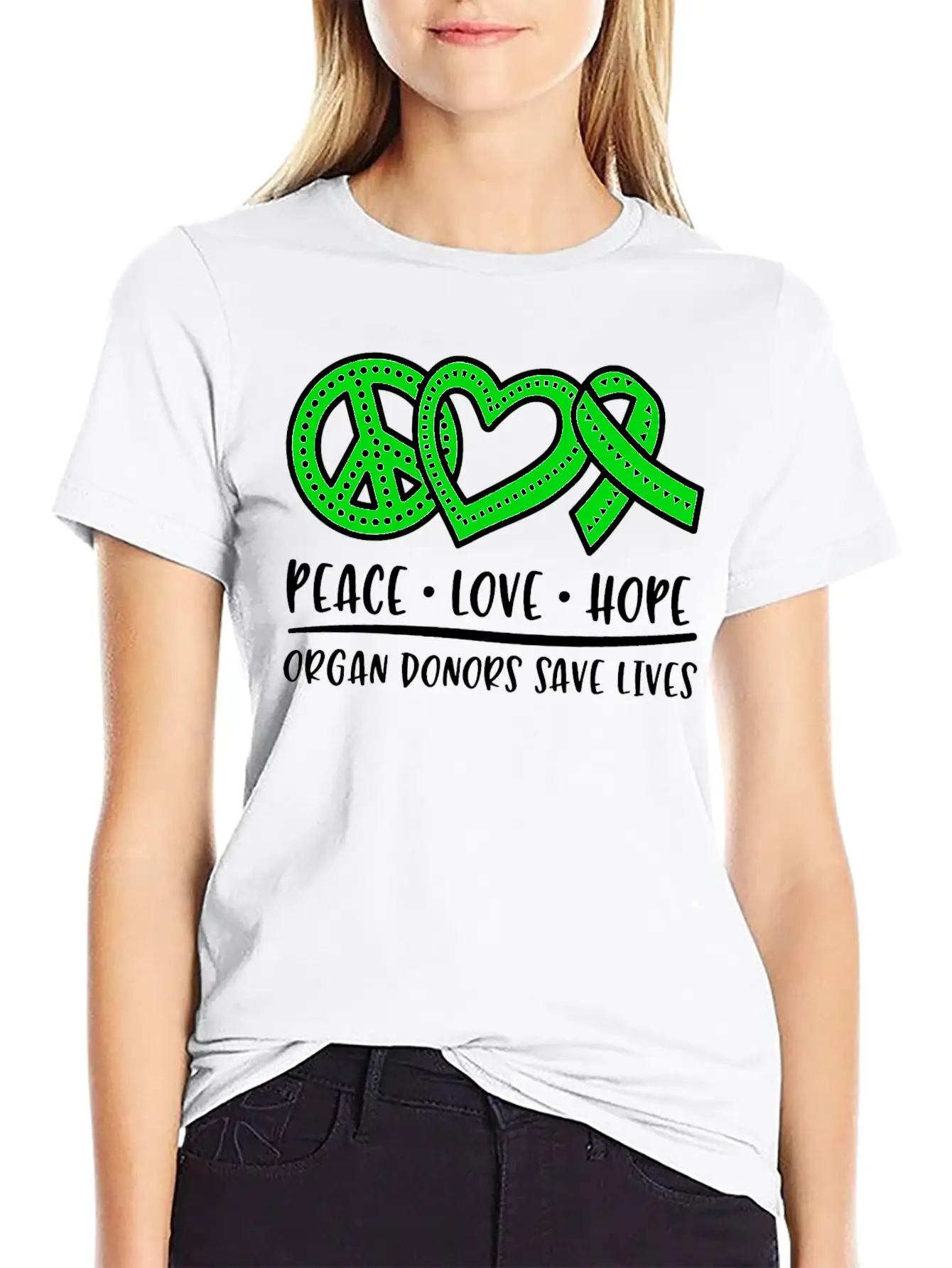 Organ Donation Awareness, Organ Donor Basic Graphic T-Shirt ¨C Daily Comfort In Soft Cotton