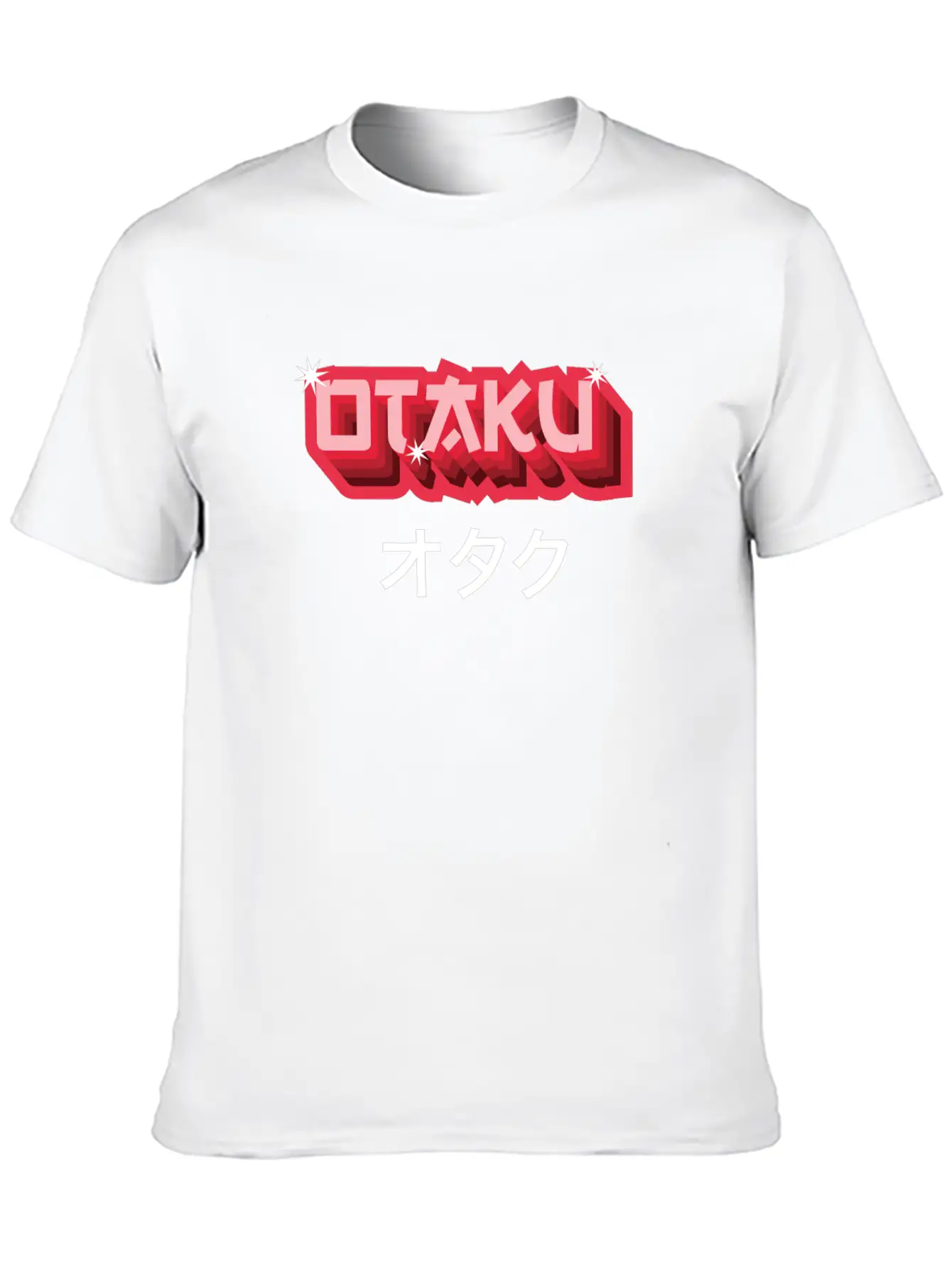 Otaku Japanese Text Anime Manga Soft Cotton Short Sleeve Tee ¨C Unisex Wardrobe Staple