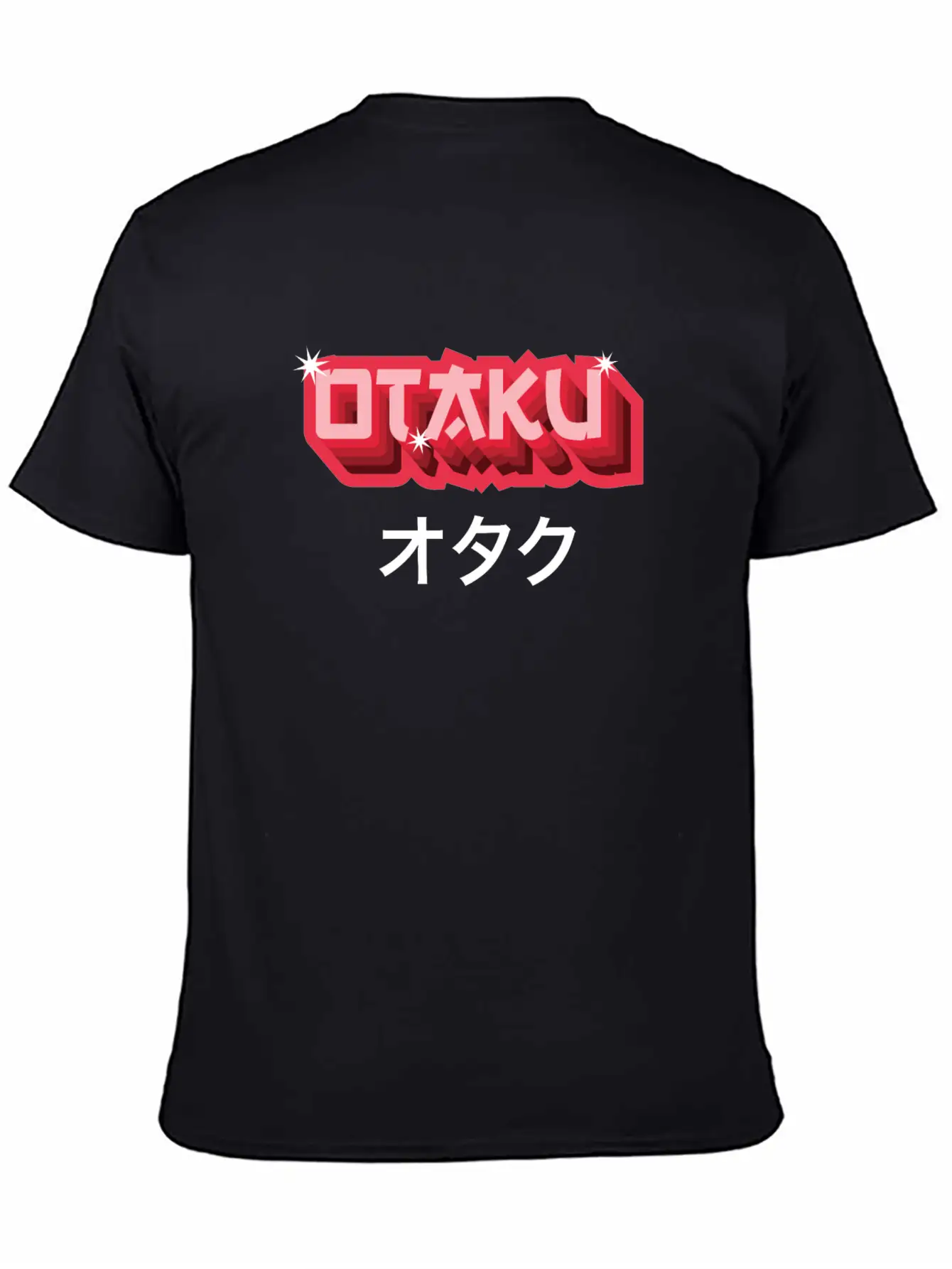 Otaku Japanese Text Anime Manga Soft Cotton Short Sleeve Tee ¨C Unisex Wardrobe Staple