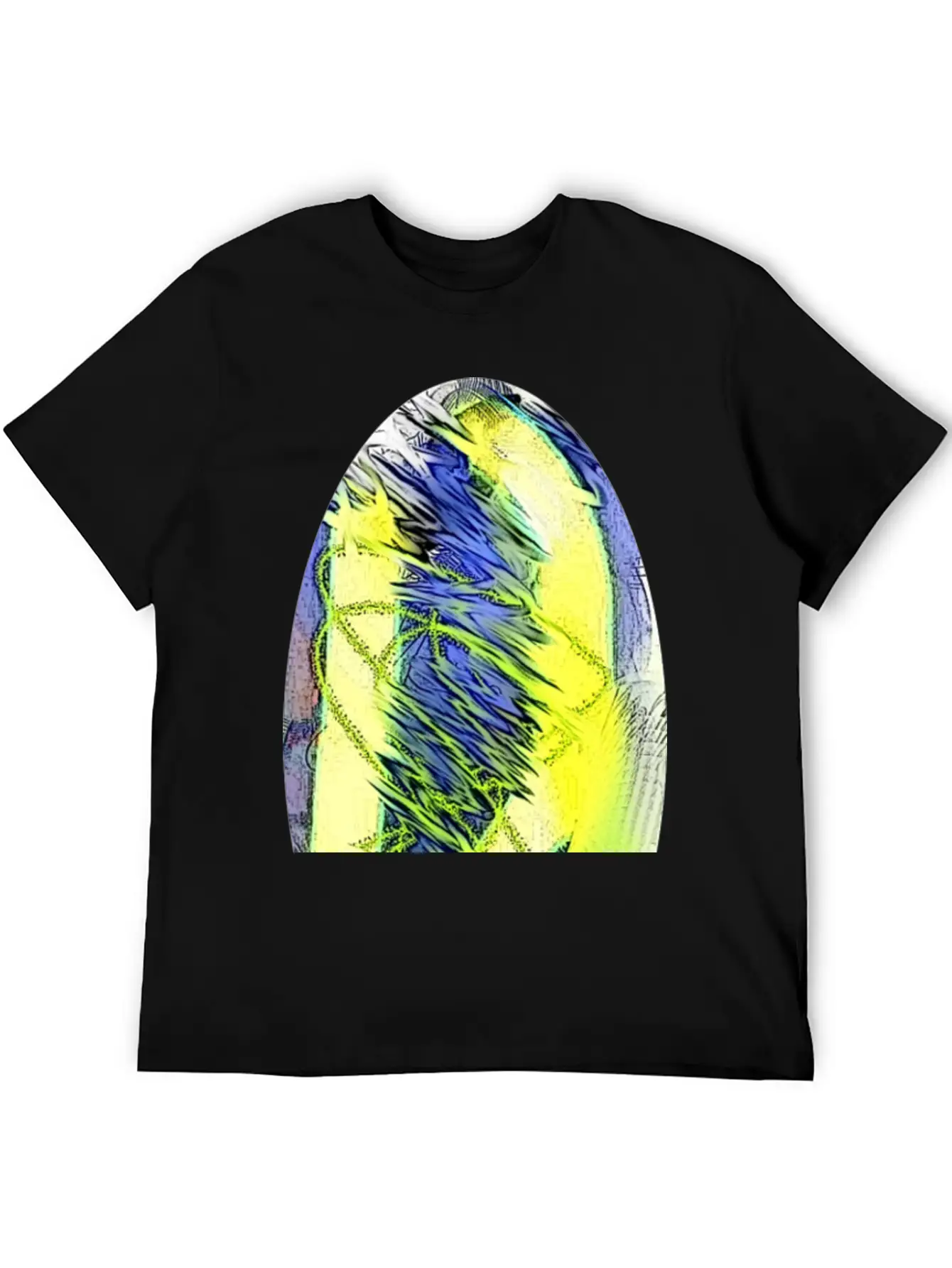 Oval Abstract Soft Cotton Short Sleeve Tee ¨C Unisex Wardrobe Staple