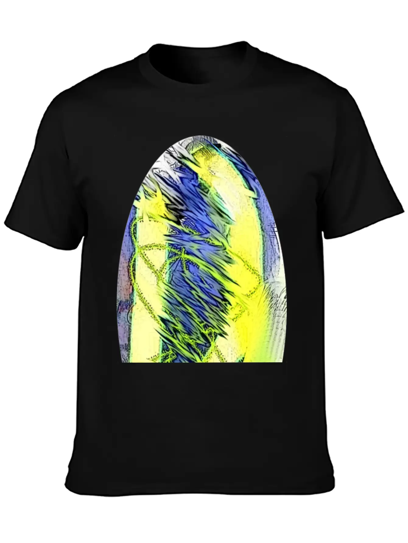 Oval Abstract Soft Cotton Short Sleeve Tee ¨C Unisex Wardrobe Staple