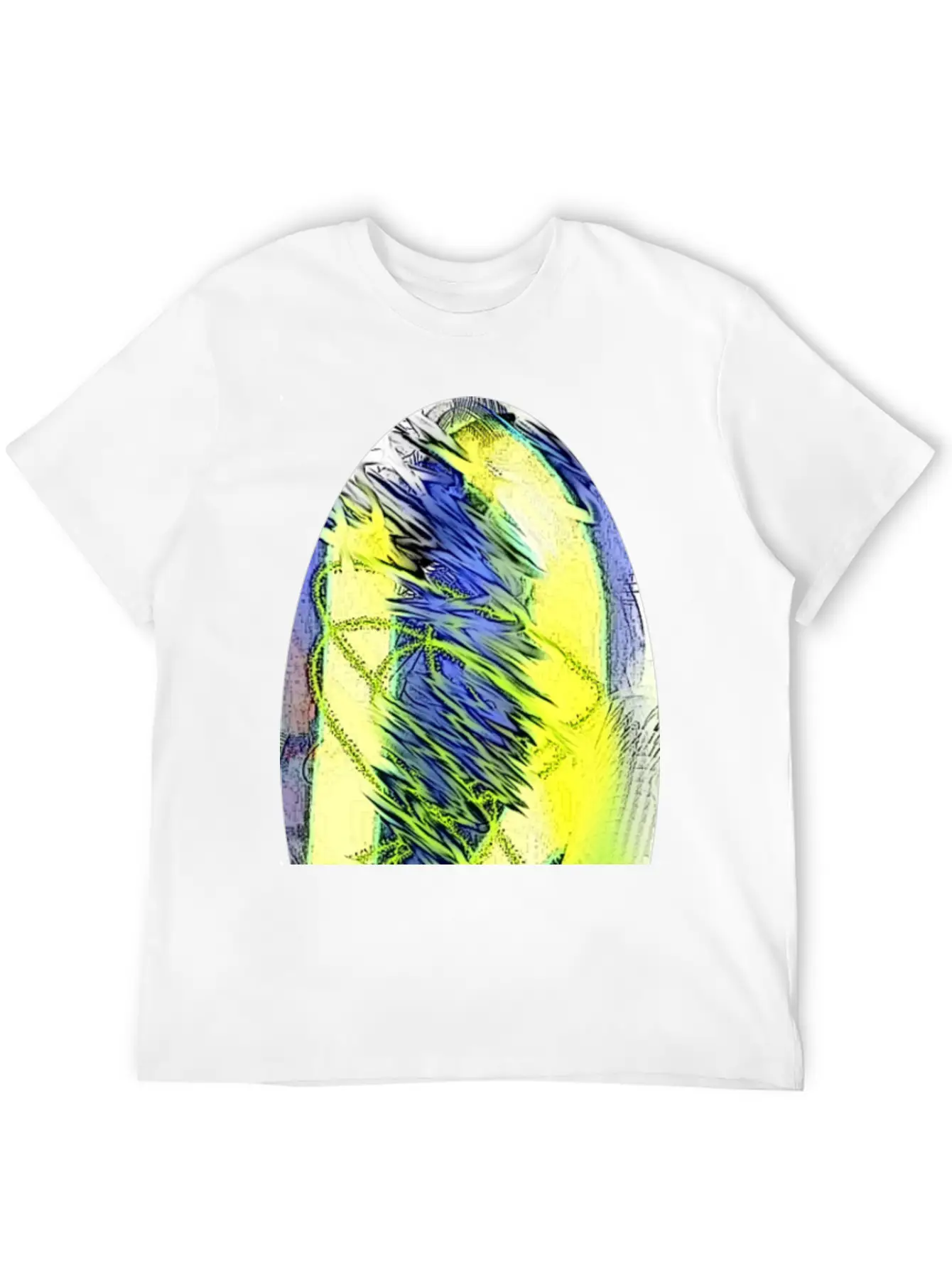 Oval Abstract Soft Cotton Short Sleeve Tee ¨C Unisex Wardrobe Staple