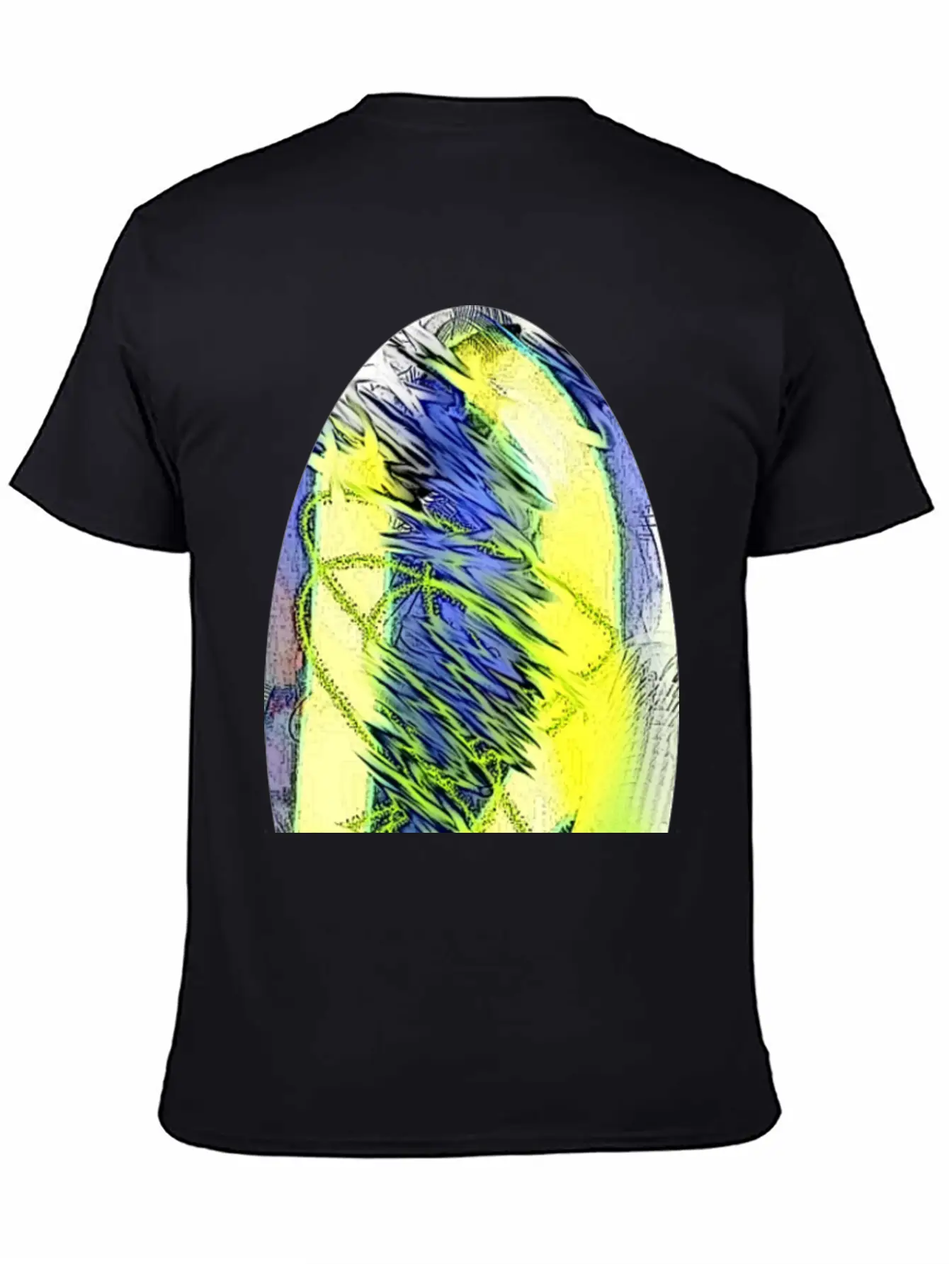 Oval Abstract Soft Cotton Short Sleeve Tee ¨C Unisex Wardrobe Staple