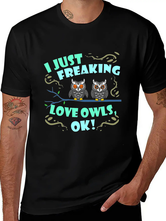 Owl Basic Graphic T-Shirt ¨C Daily Comfort In Soft Cotton