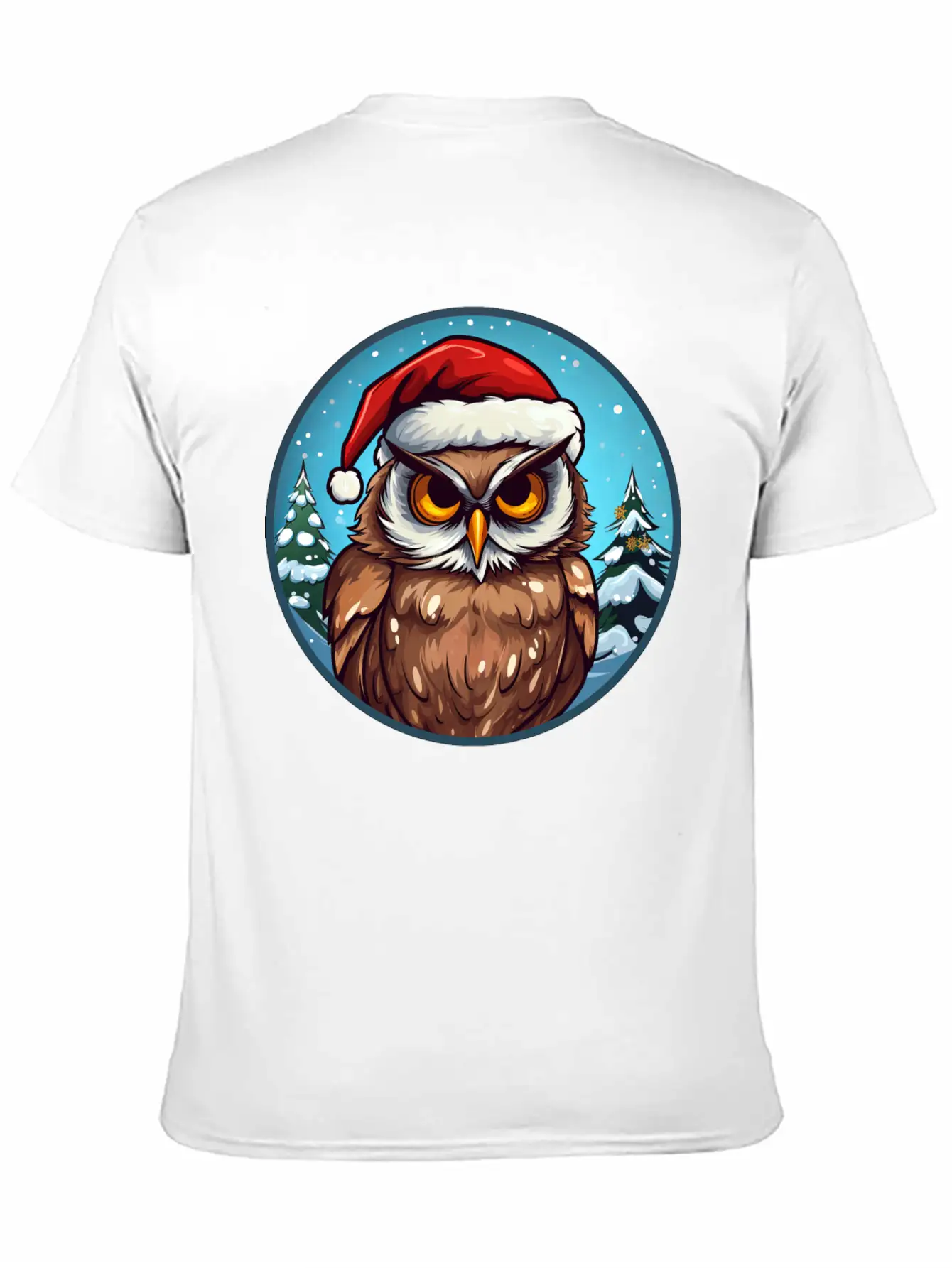 Owls Christmas Soft Cotton Short Sleeve Tee ¨C Unisex Wardrobe Staple