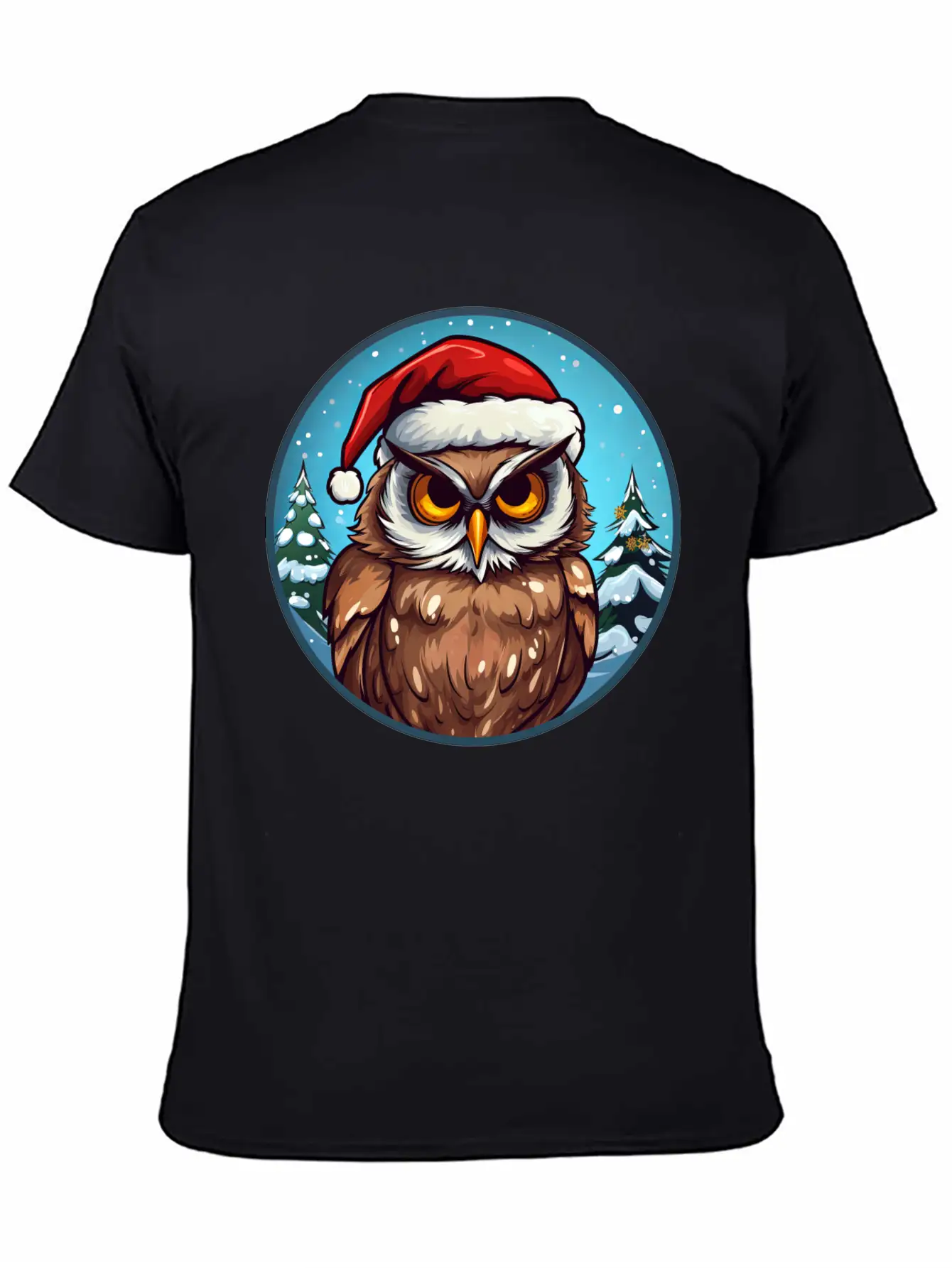 Owls Christmas Soft Cotton Short Sleeve Tee ¨C Unisex Wardrobe Staple