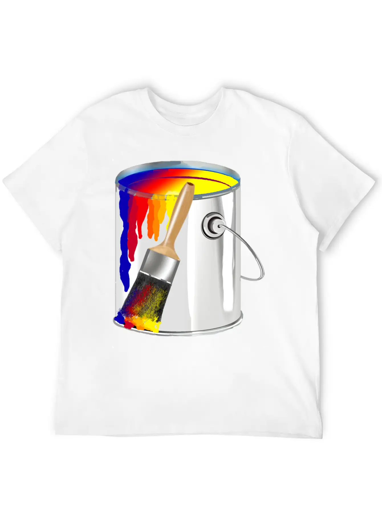 Paint Bucket Basic Graphic T-Shirt ¨C Daily Comfort In Soft Cotton