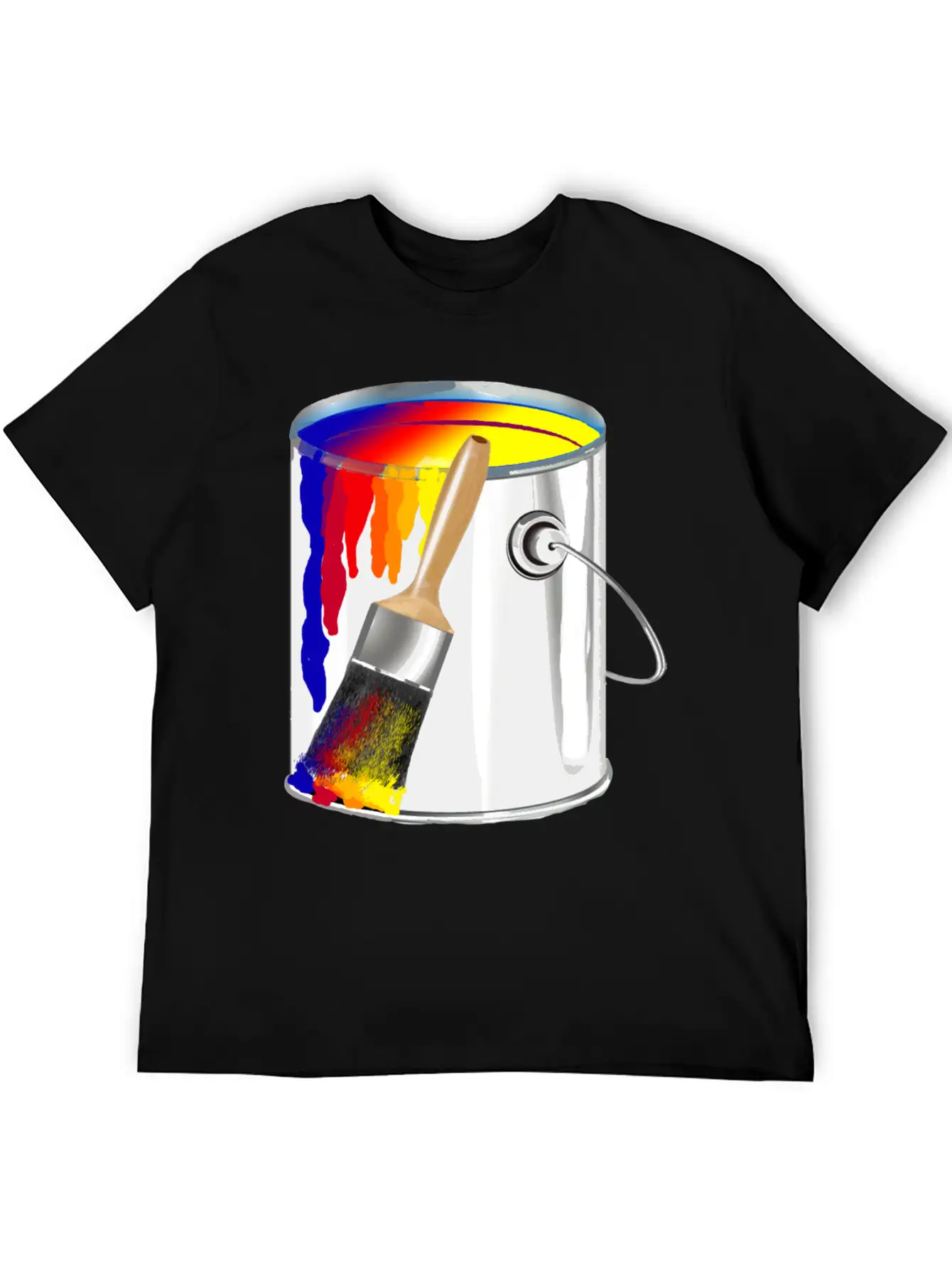 Paint Bucket Basic Graphic T-Shirt ¨C Daily Comfort In Soft Cotton