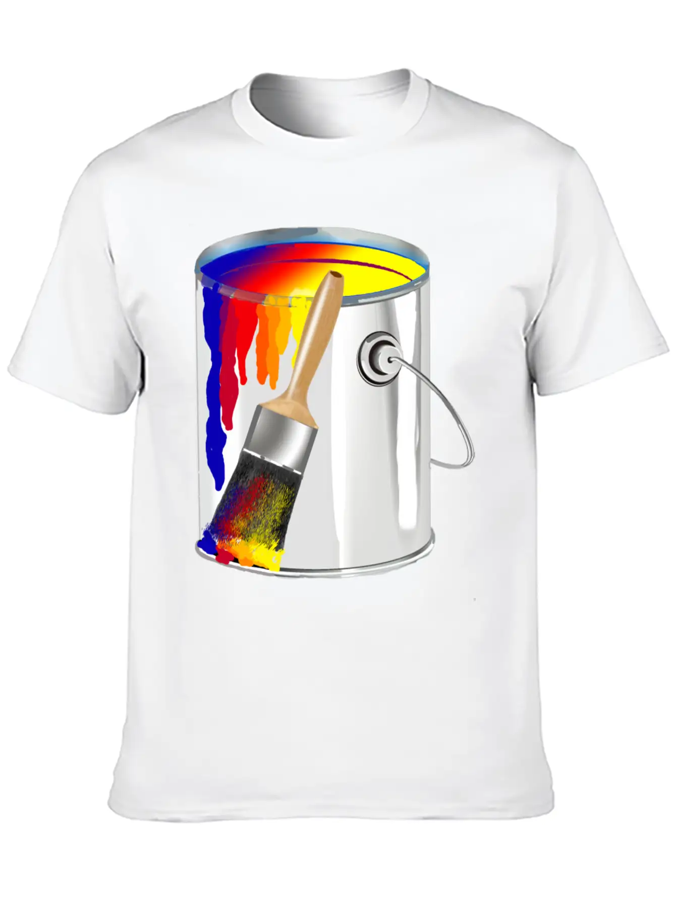 Paint Bucket Basic Graphic T-Shirt ¨C Daily Comfort In Soft Cotton