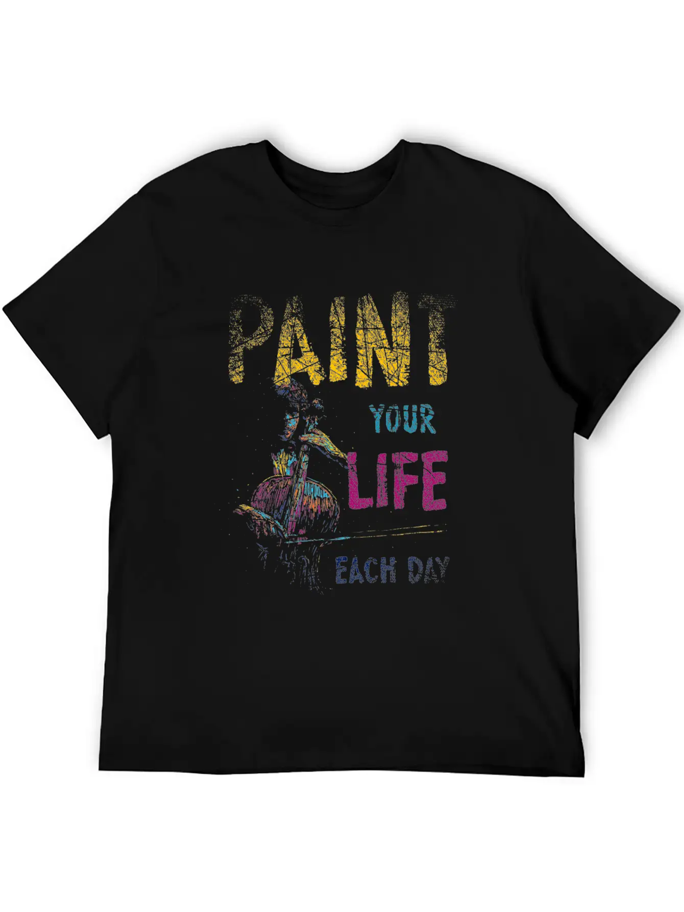 Paint Painting Basic Graphic T-Shirt ¨C Daily Comfort In Soft Cotton