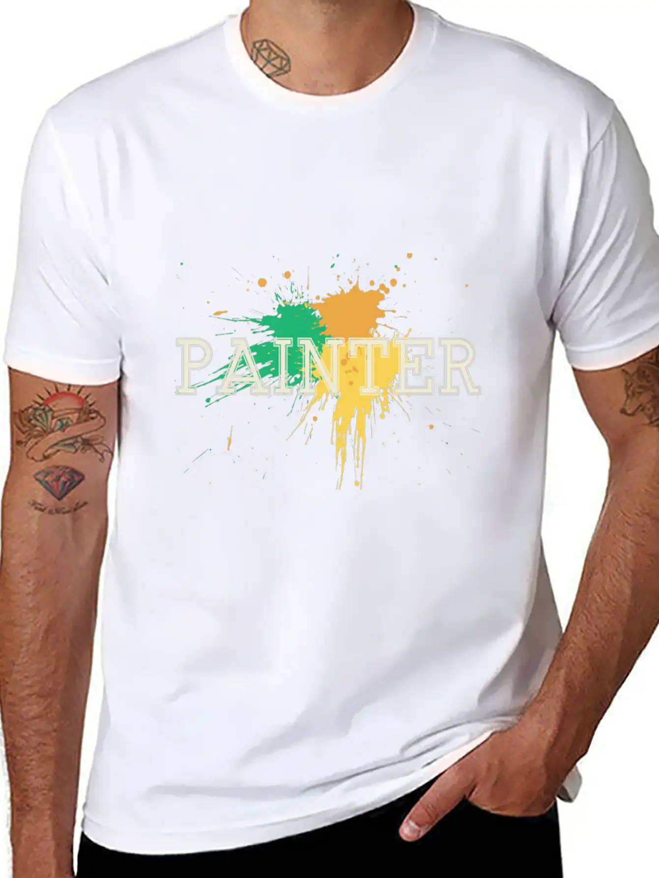 Painter Gift | Art Drawing Painting Artists Hobby Basic Graphic T-Shirt ¨C Daily Comfort In Soft Cotton
