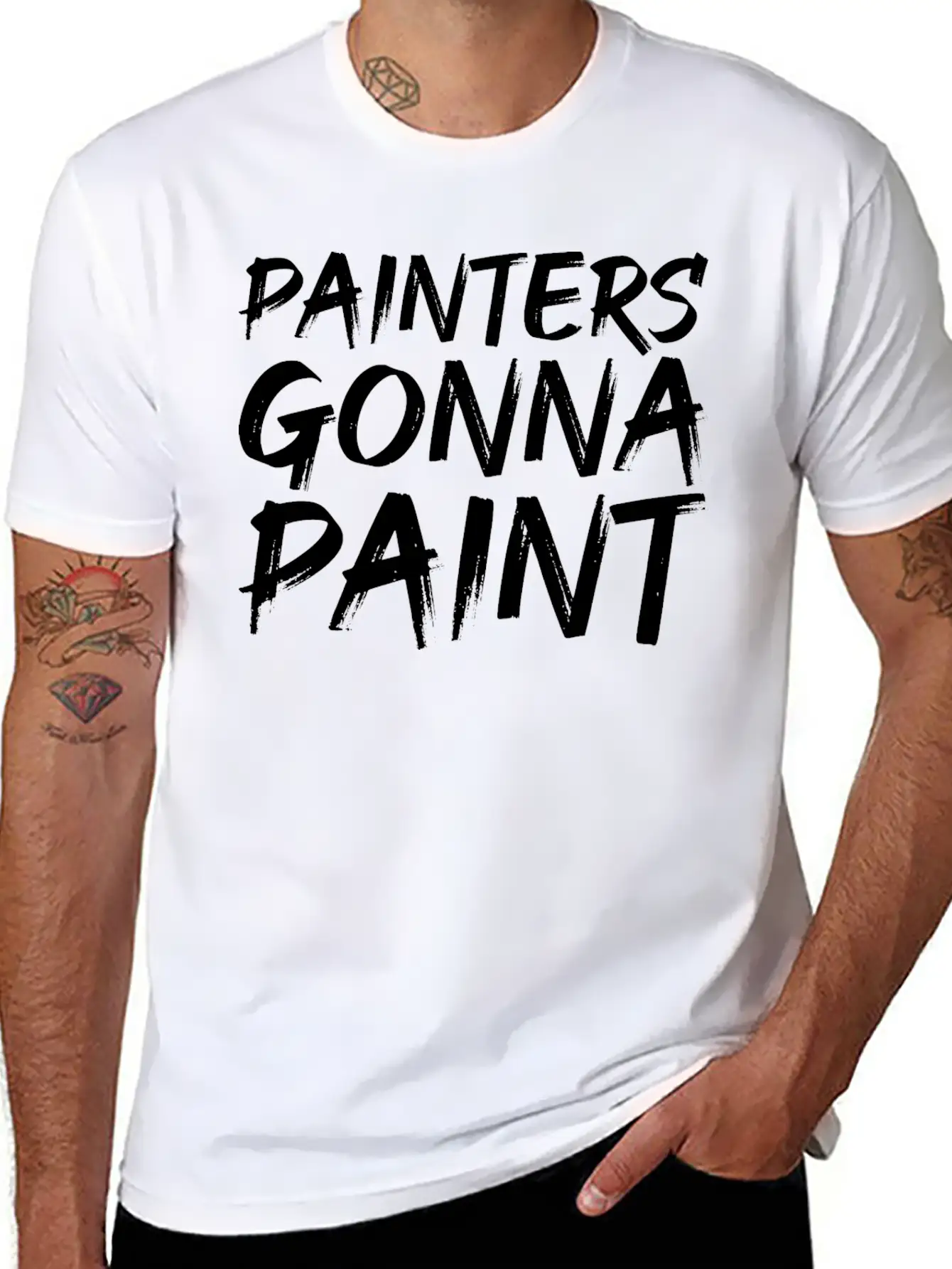 Painters Gonna Paint Soft Cotton Short Sleeve Tee ¨C Unisex Wardrobe Staple