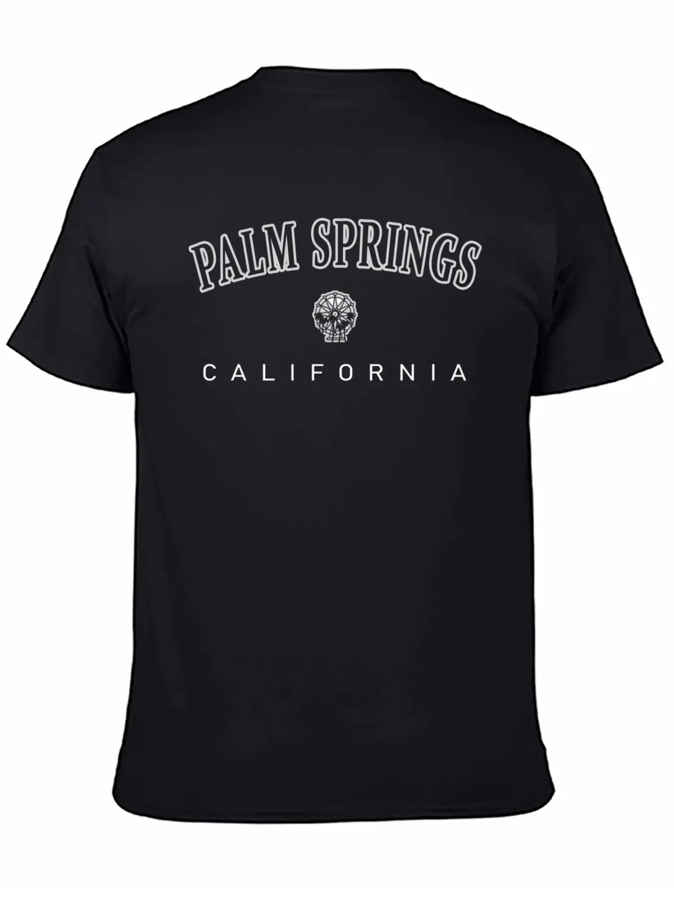 Palm Springs California Ferris Wheel Palm Trees Soft Cotton Short Sleeve Tee ¨C Unisex Wardrobe Staple