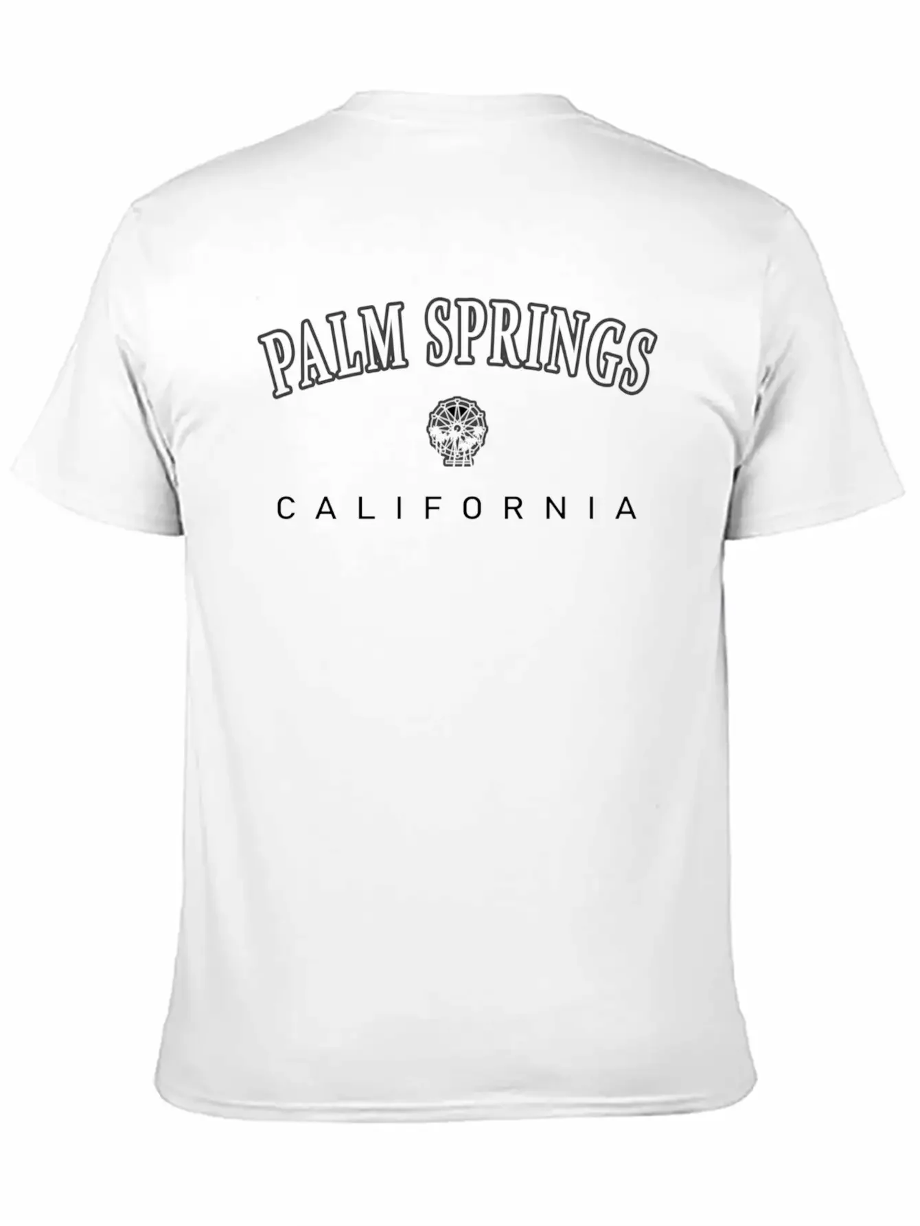 Palm Springs California Ferris Wheel Palm Trees Soft Cotton Short Sleeve Tee ¨C Unisex Wardrobe Staple