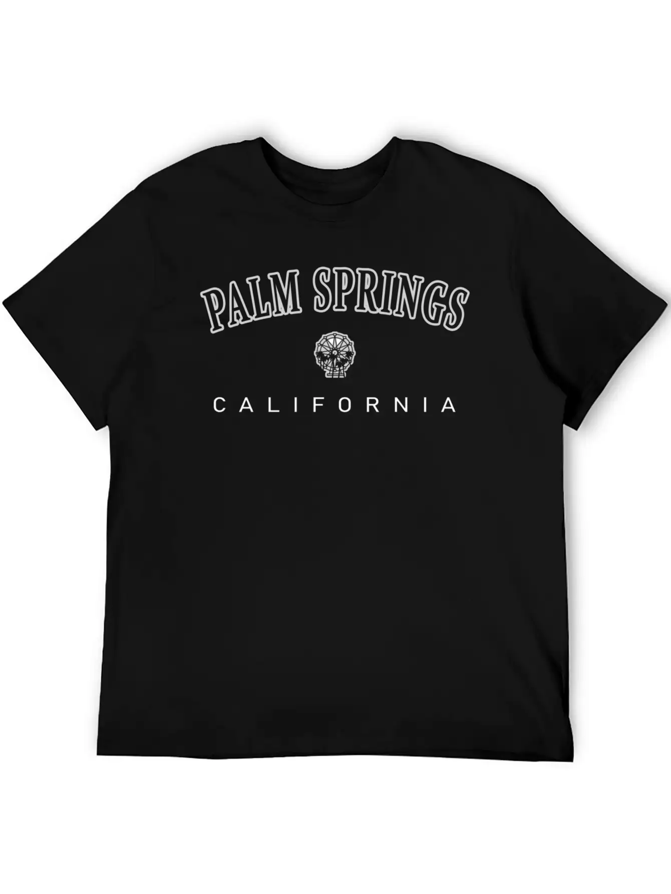 Palm Springs California Ferris Wheel Palm Trees Soft Cotton Short Sleeve Tee ¨C Unisex Wardrobe Staple