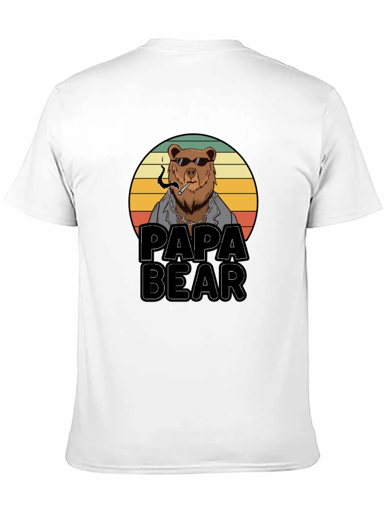 Papa Bear - Funny Gift For Dads With A Cool Bear Soft Cotton Short Sleeve Tee ¨C Unisex Wardrobe Staple