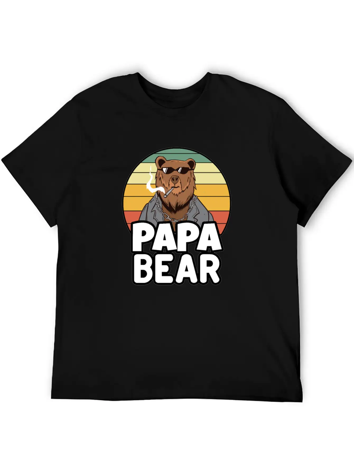 Papa Bear - Funny Gift For Dads With A Cool Bear Soft Cotton Short Sleeve Tee ¨C Unisex Wardrobe Staple