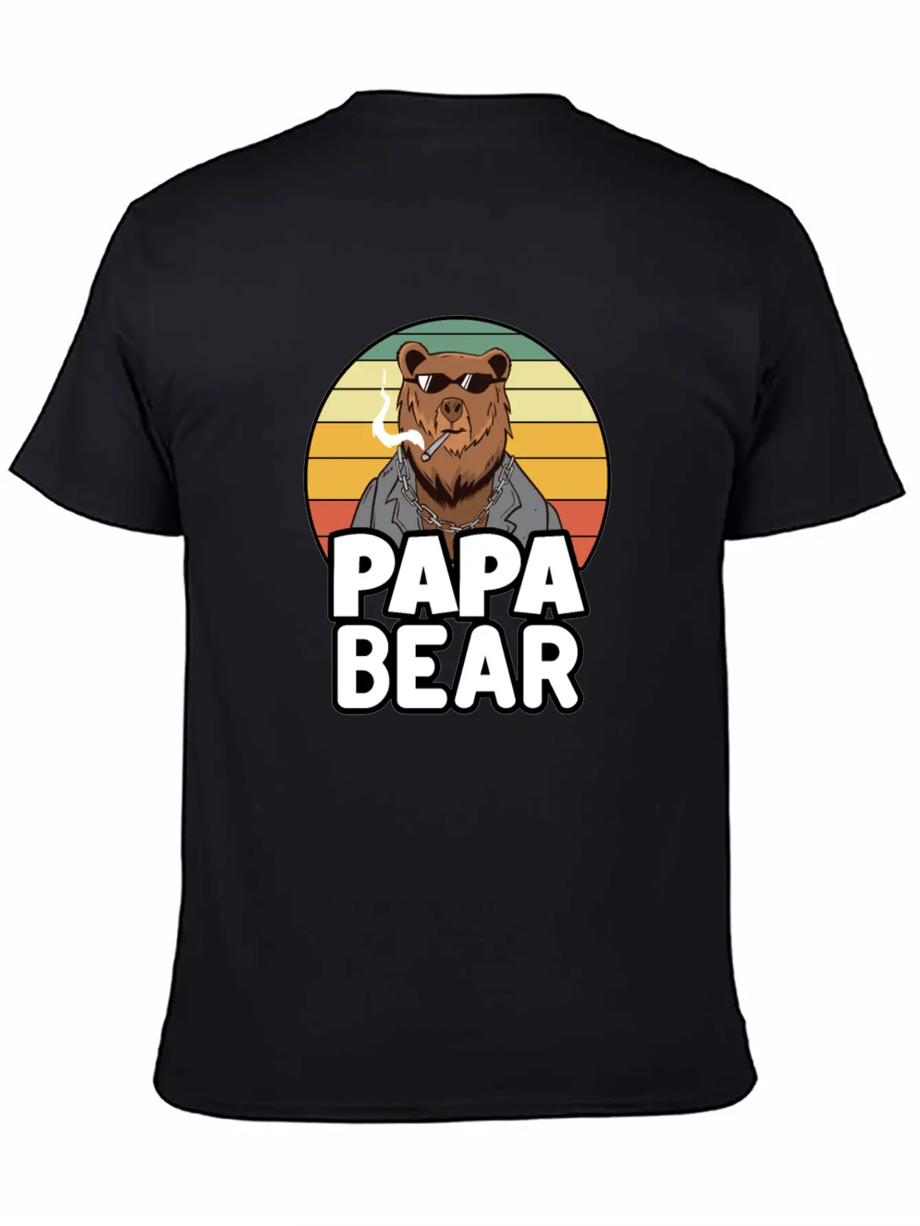 Papa Bear - Funny Gift For Dads With A Cool Bear Soft Cotton Short Sleeve Tee ¨C Unisex Wardrobe Staple