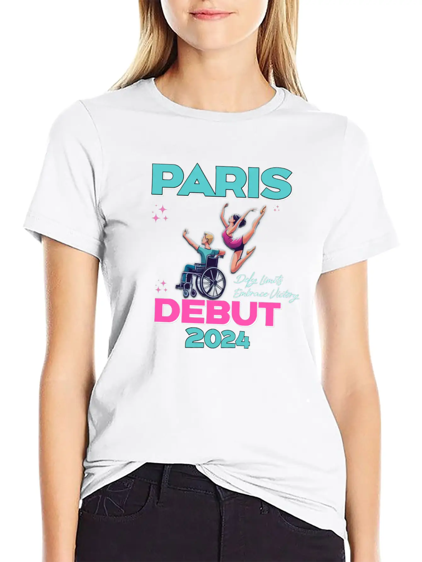 Paris Paralympic 2024 Essential Cotton Tee For Daily Outfits ¨C Unisex Style