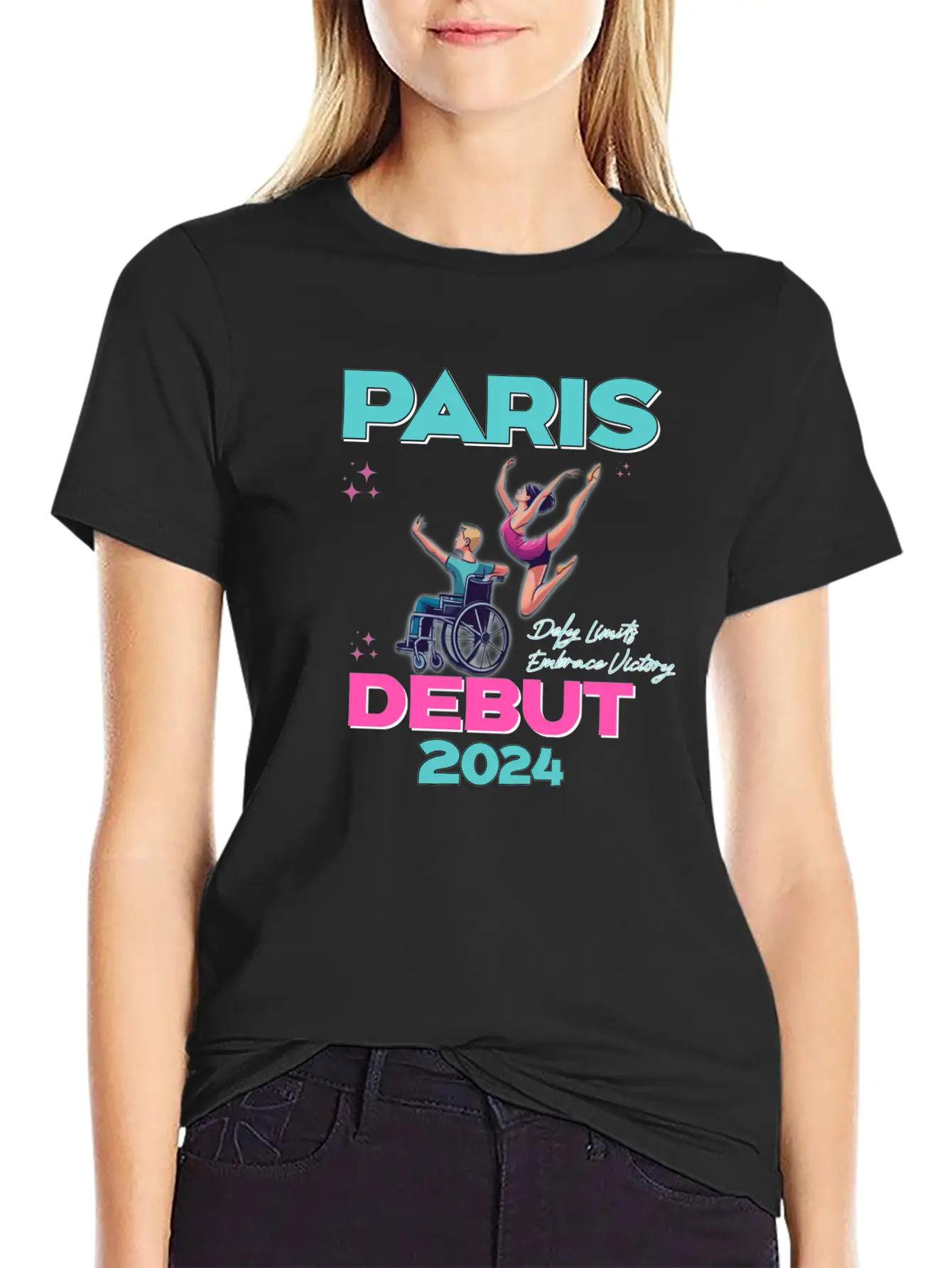 Paris Paralympic 2024 Essential Cotton Tee For Daily Outfits ¨C Unisex Style