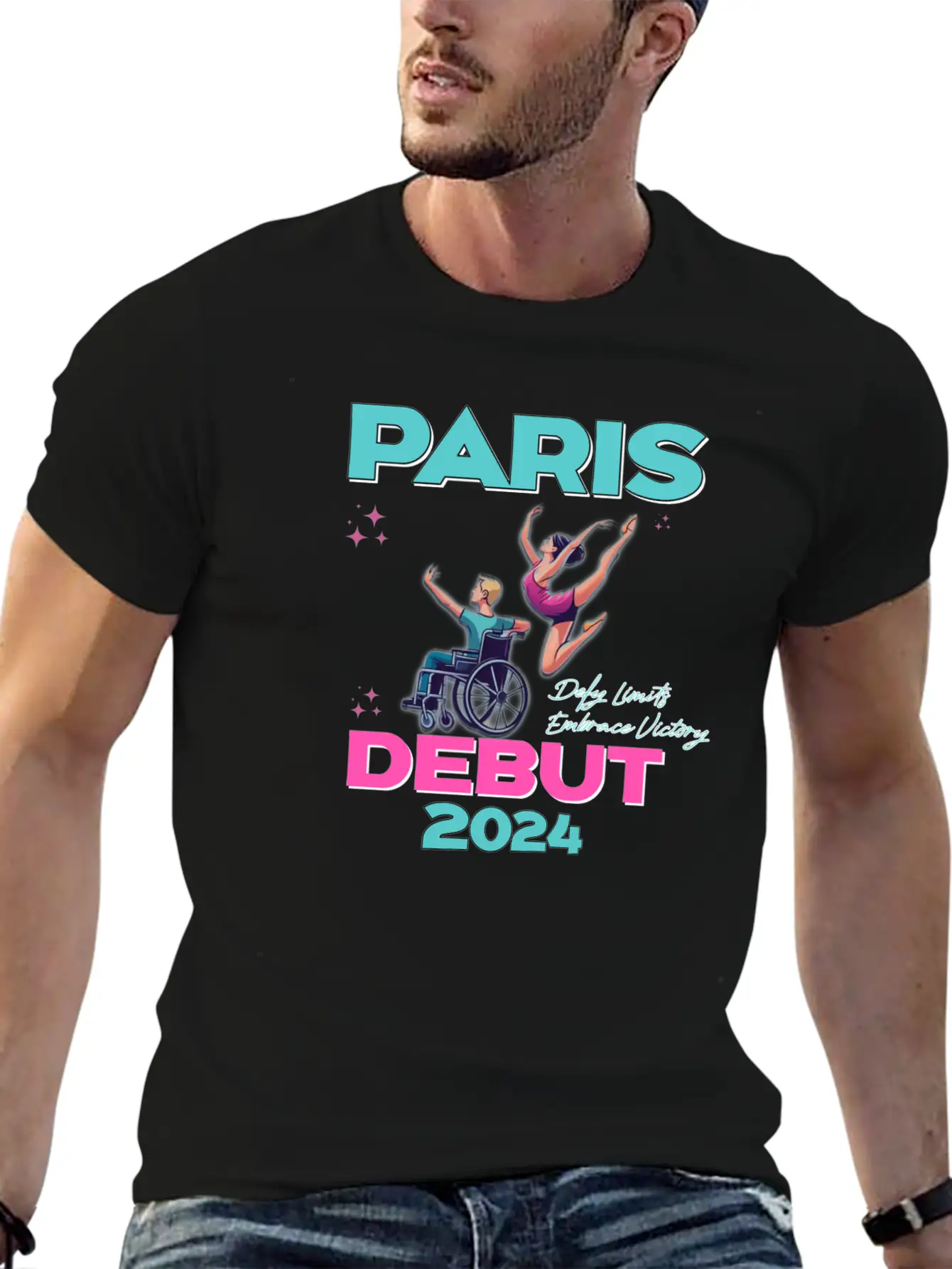 Paris Paralympic 2024 Essential Cotton Tee For Daily Outfits ¨C Unisex Style