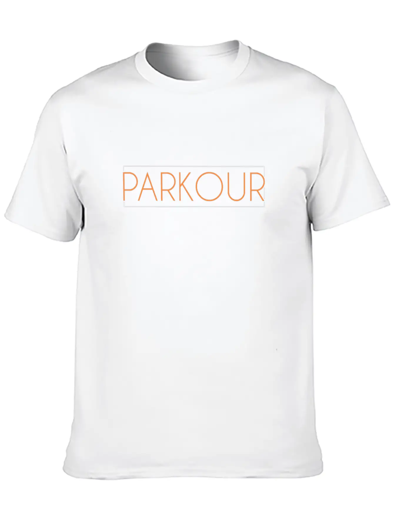 Parkour Lettering Soft Cotton Short Sleeve Tee ¨C Unisex Wardrobe Staple