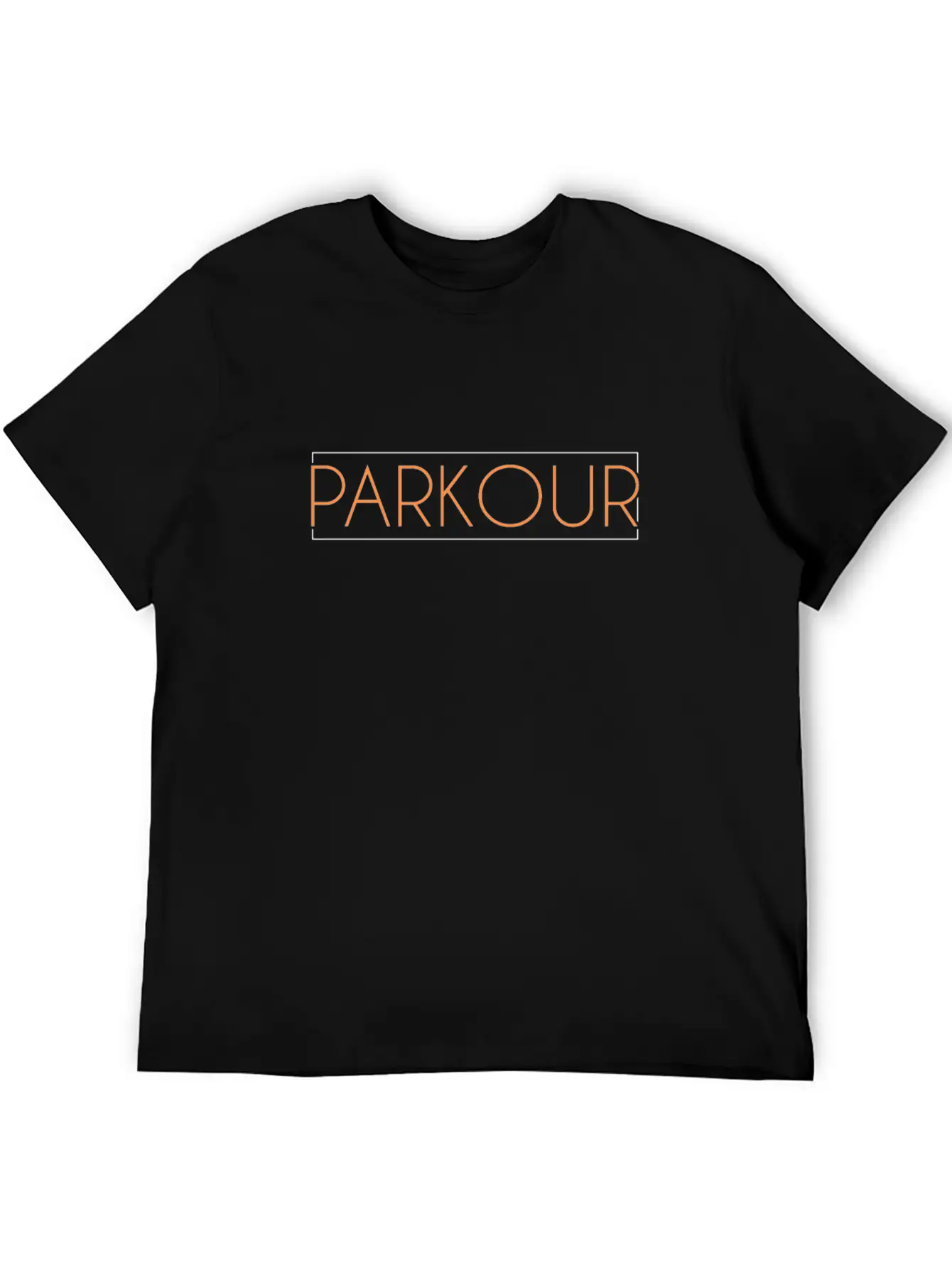 Parkour Lettering Soft Cotton Short Sleeve Tee ¨C Unisex Wardrobe Staple