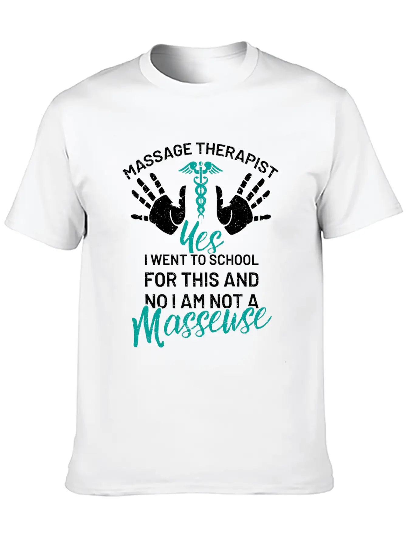 Physiotherapist Massage Mass Quota Funny Awesome Basic Graphic T-Shirt ¨C Daily Comfort In Soft Cotton