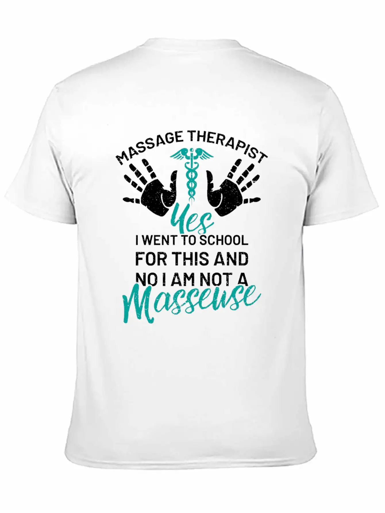 Physiotherapist Massage Mass Quota Funny Awesome Basic Graphic T-Shirt ¨C Daily Comfort In Soft Cotton