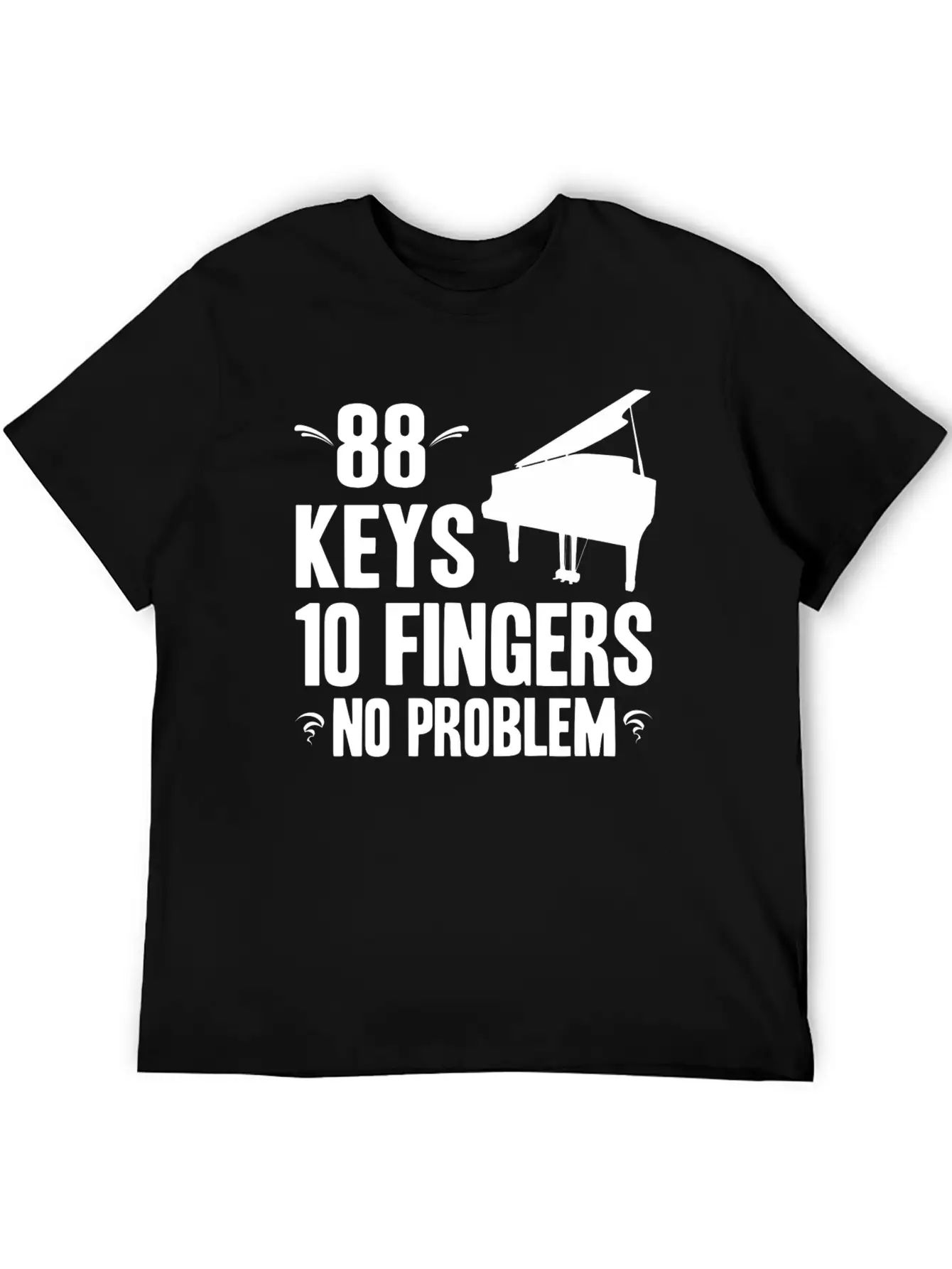 Piano Essential Cotton Tee For Daily Outfits ¨C Unisex Style