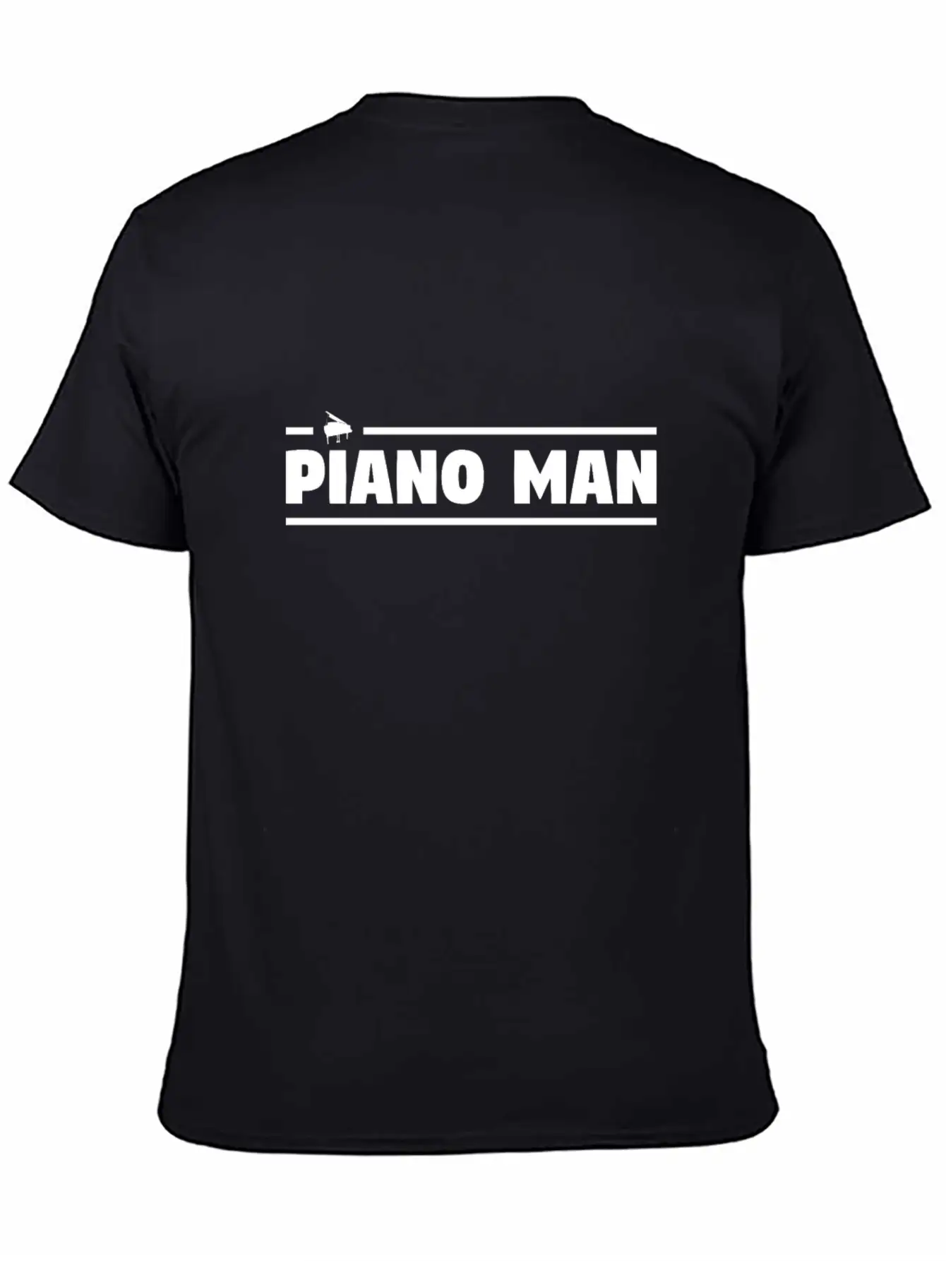 Piano Man Essential Cotton Tee For Daily Outfits ¨C Unisex Style