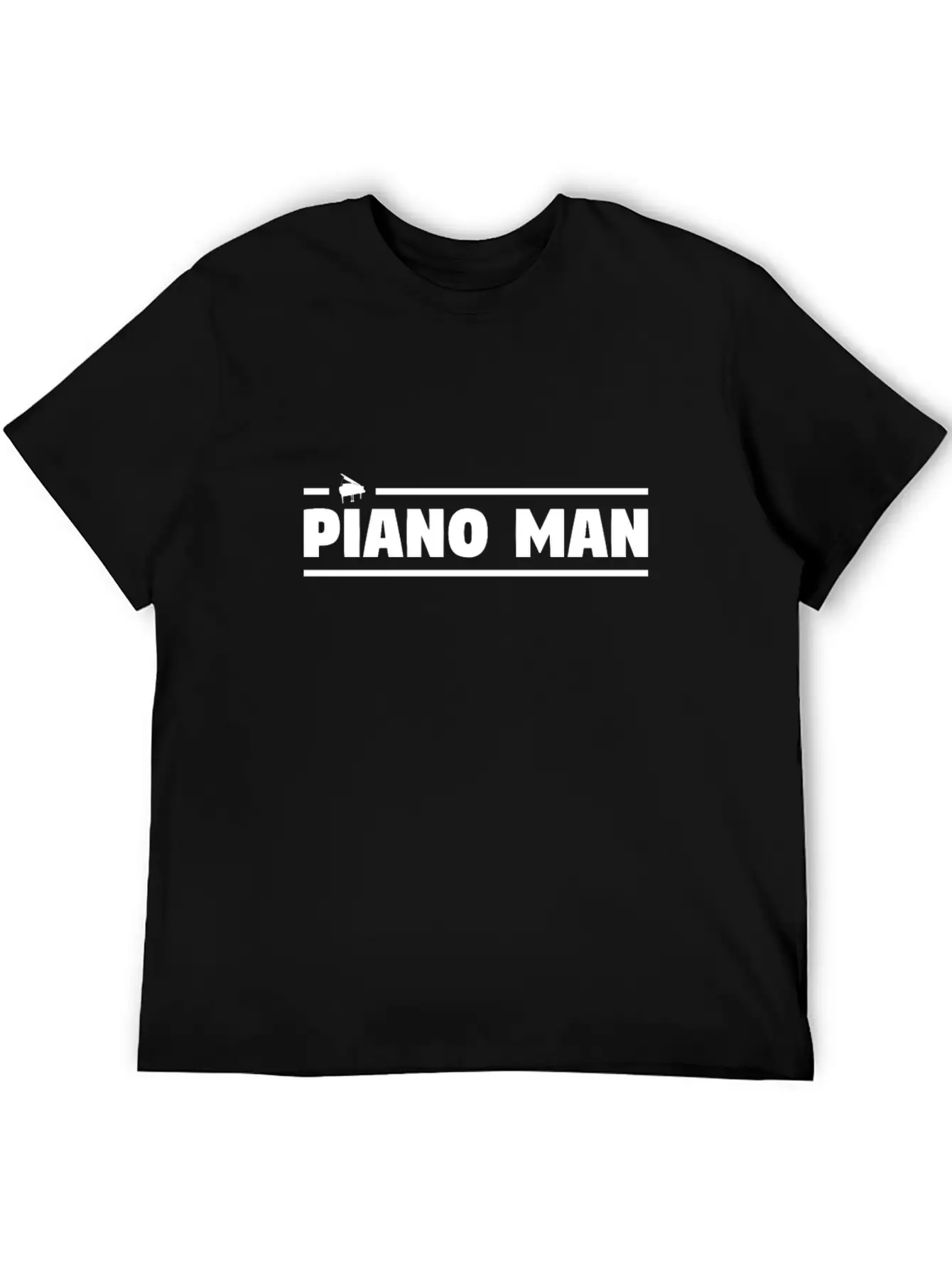 Piano Man Essential Cotton Tee For Daily Outfits ¨C Unisex Style