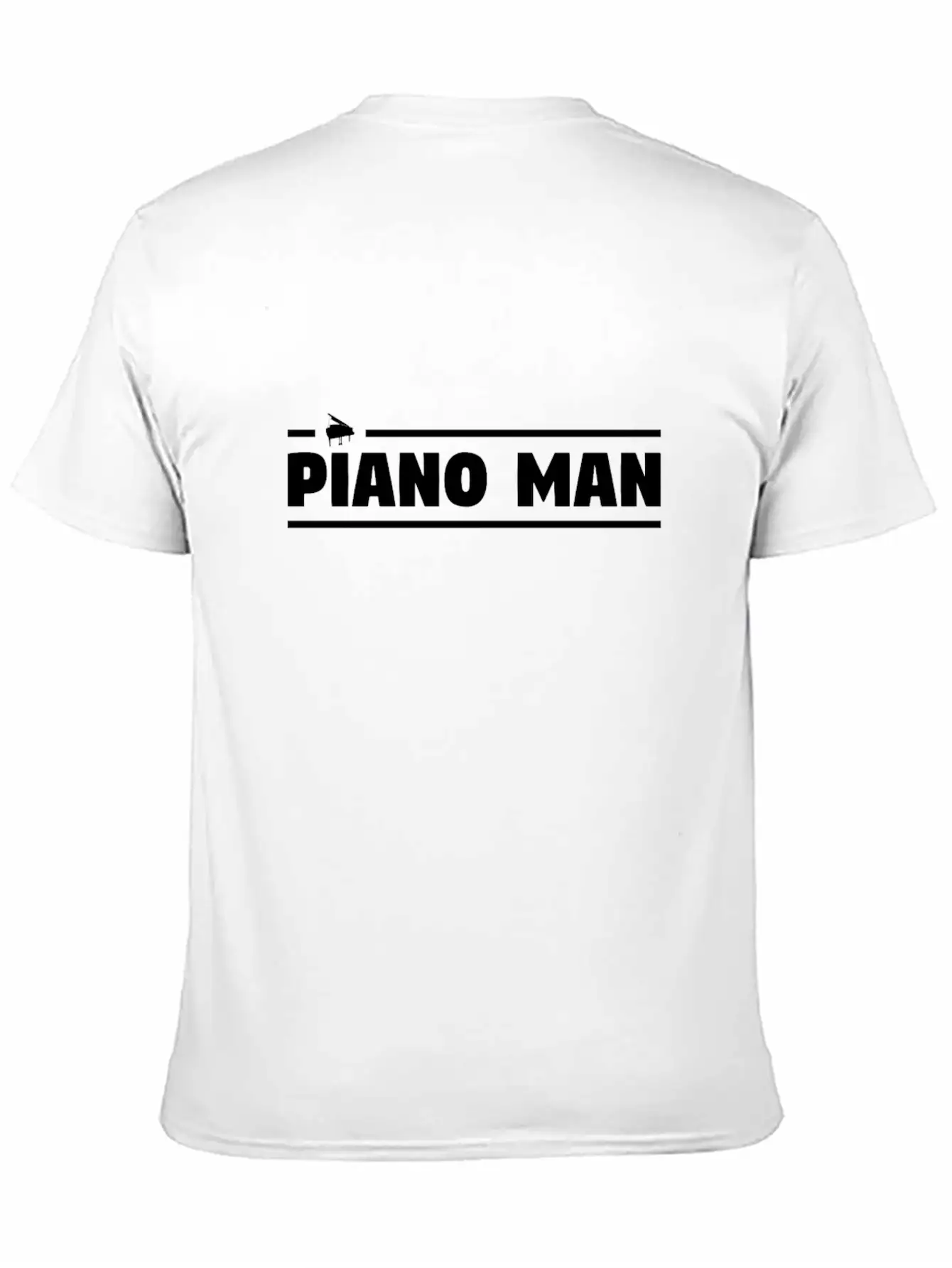Piano Man Essential Cotton Tee For Daily Outfits ¨C Unisex Style