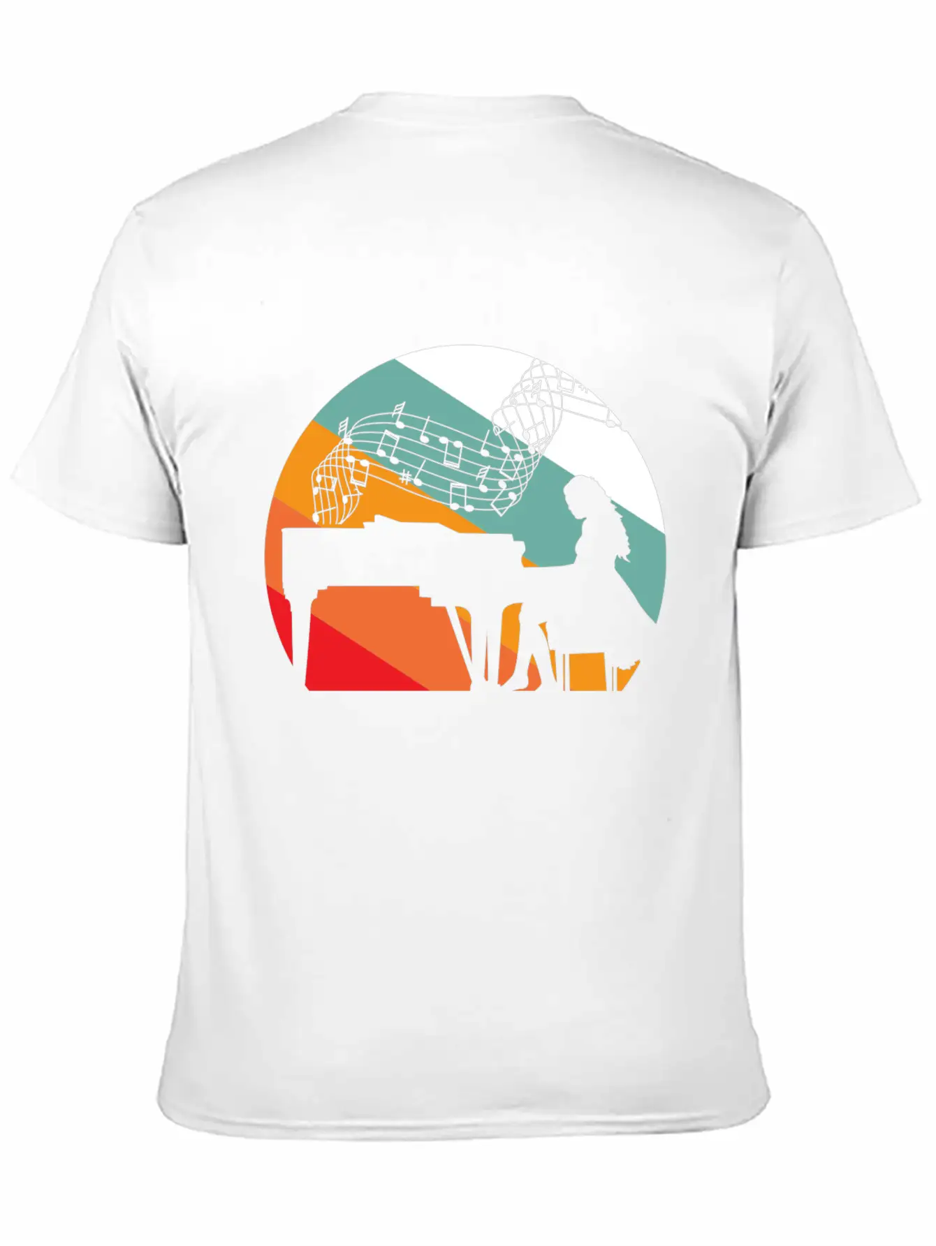 Piano Pianist Piano Pianist Woman Basic Graphic T-Shirt ¨C Daily Comfort In Soft Cotton