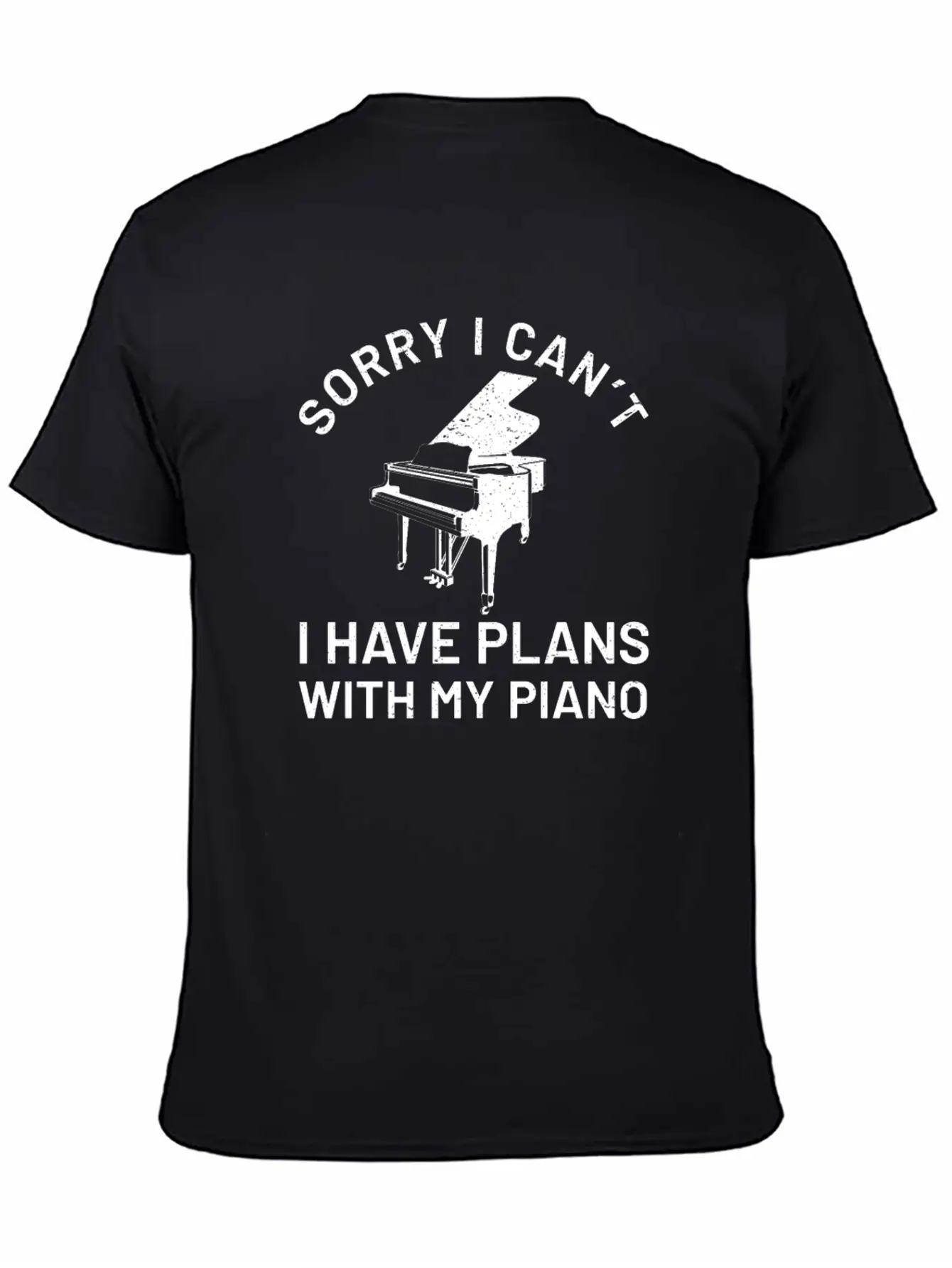 Piano Piano Pianist Keyboard Classic Basic Graphic T-Shirt ¨C Daily Comfort In Soft Cotton