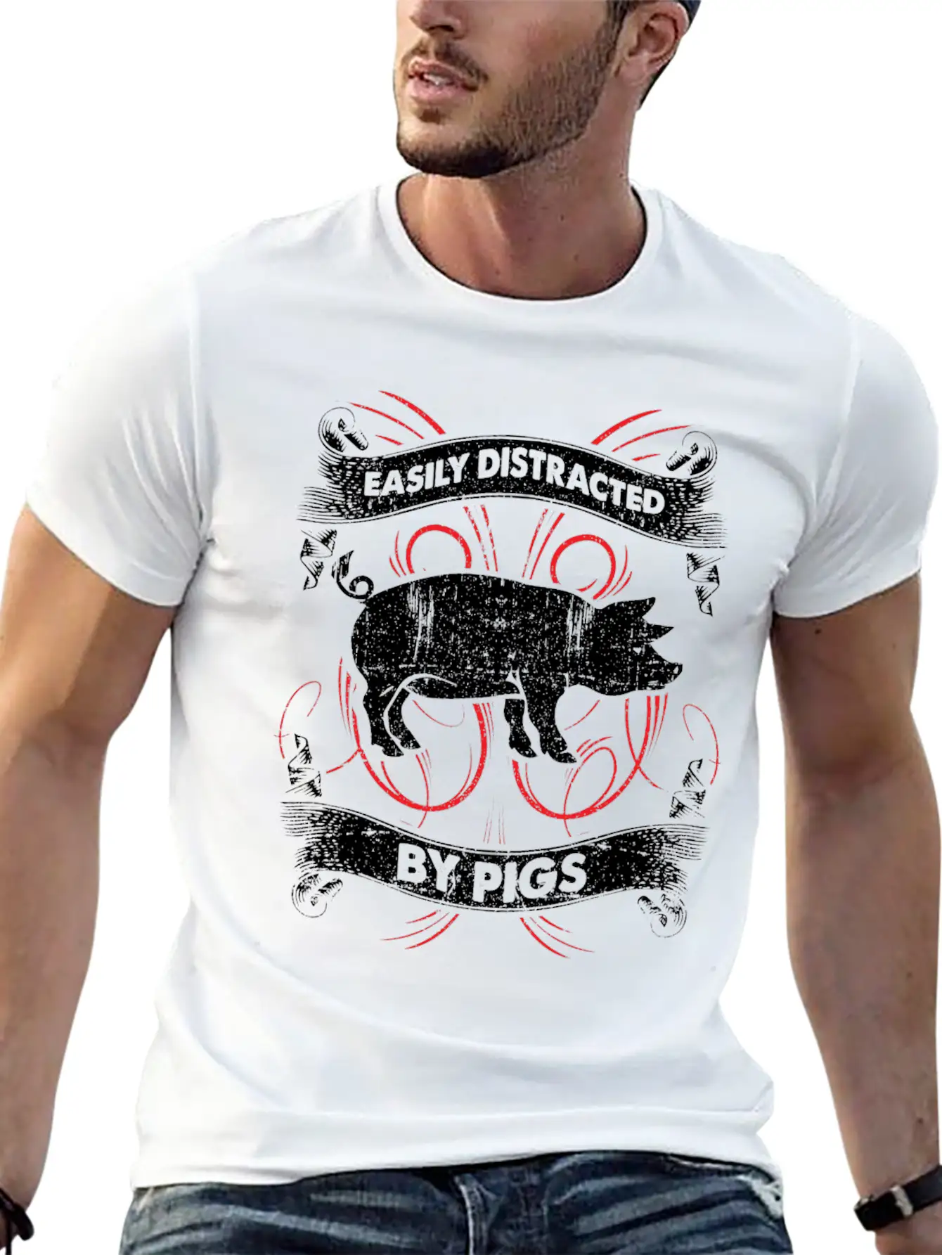 Pig Farming Animals Soft Cotton Short Sleeve Tee ¨C Unisex Wardrobe Staple