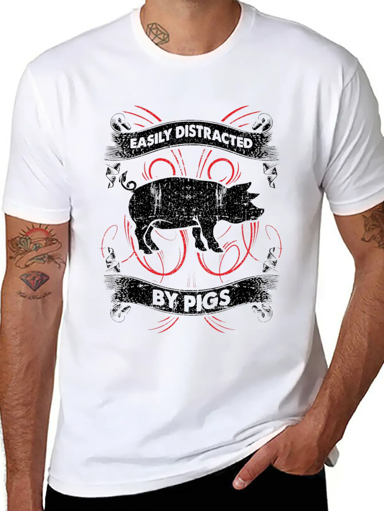 Pig Farming Animals Soft Cotton Short Sleeve Tee ¨C Unisex Wardrobe Staple