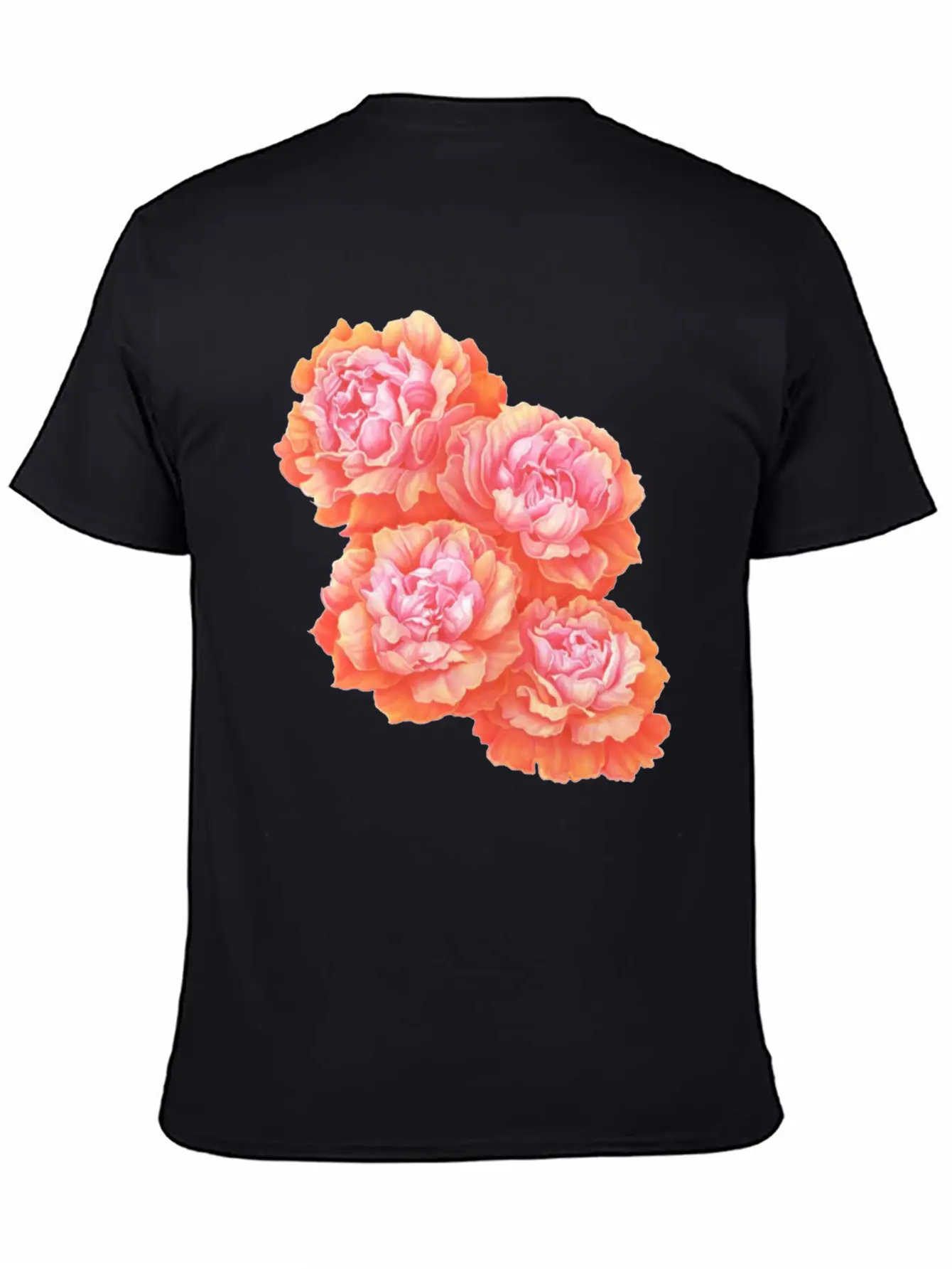 Pink Rose Love Basic Graphic T-Shirt ¨C Daily Comfort In Soft Cotton