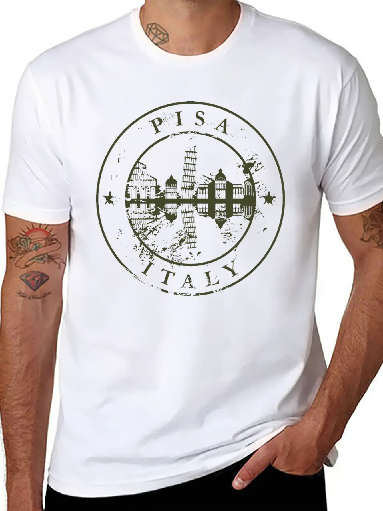 Pisa, Italy Soft Cotton Short Sleeve Tee ¨C Unisex Wardrobe Staple