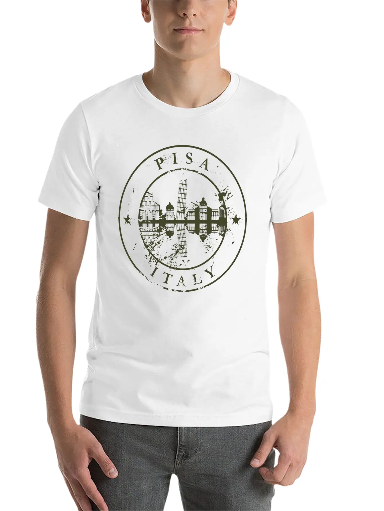 Pisa, Italy Soft Cotton Short Sleeve Tee ¨C Unisex Wardrobe Staple