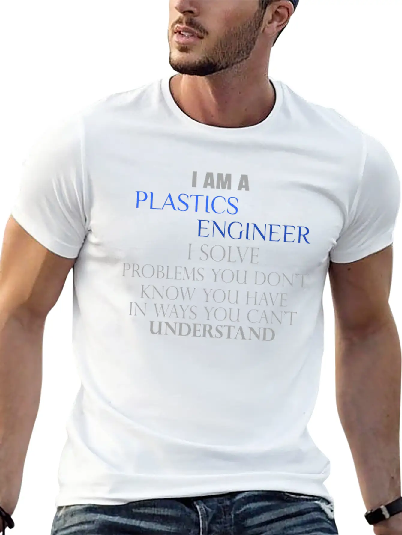 Plastics Engineer - I Am A Plastics Engineer I Sol Essential Cotton Tee For Daily Outfits ¨C Unisex Style