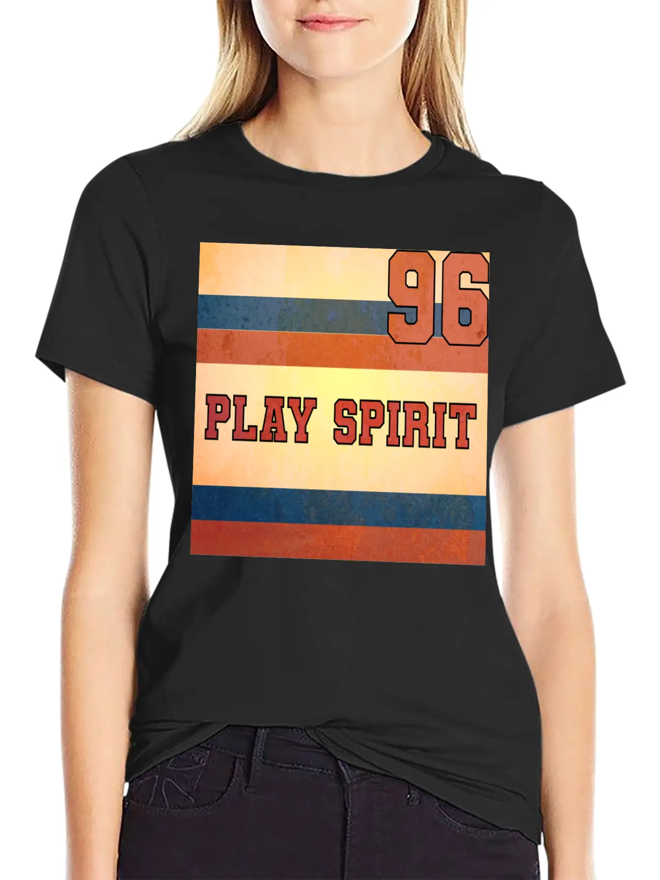 PLAY SPIRIT NUMBER 96 Soft Cotton Short Sleeve Tee ¨C Unisex Wardrobe Staple
