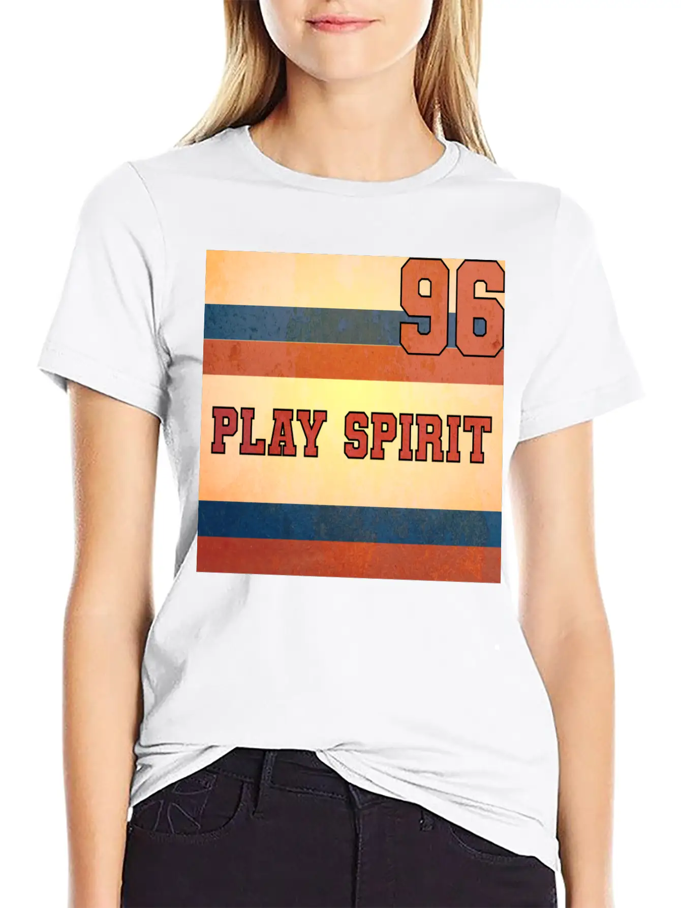 PLAY SPIRIT NUMBER 96 Soft Cotton Short Sleeve Tee ¨C Unisex Wardrobe Staple