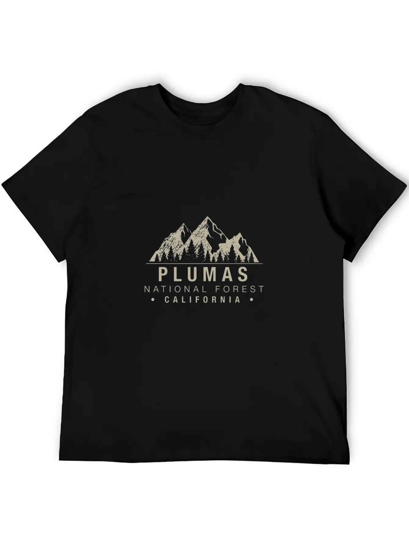 Plumas National Forest California Basic Graphic T-Shirt ¨C Daily Comfort In Soft Cotton
