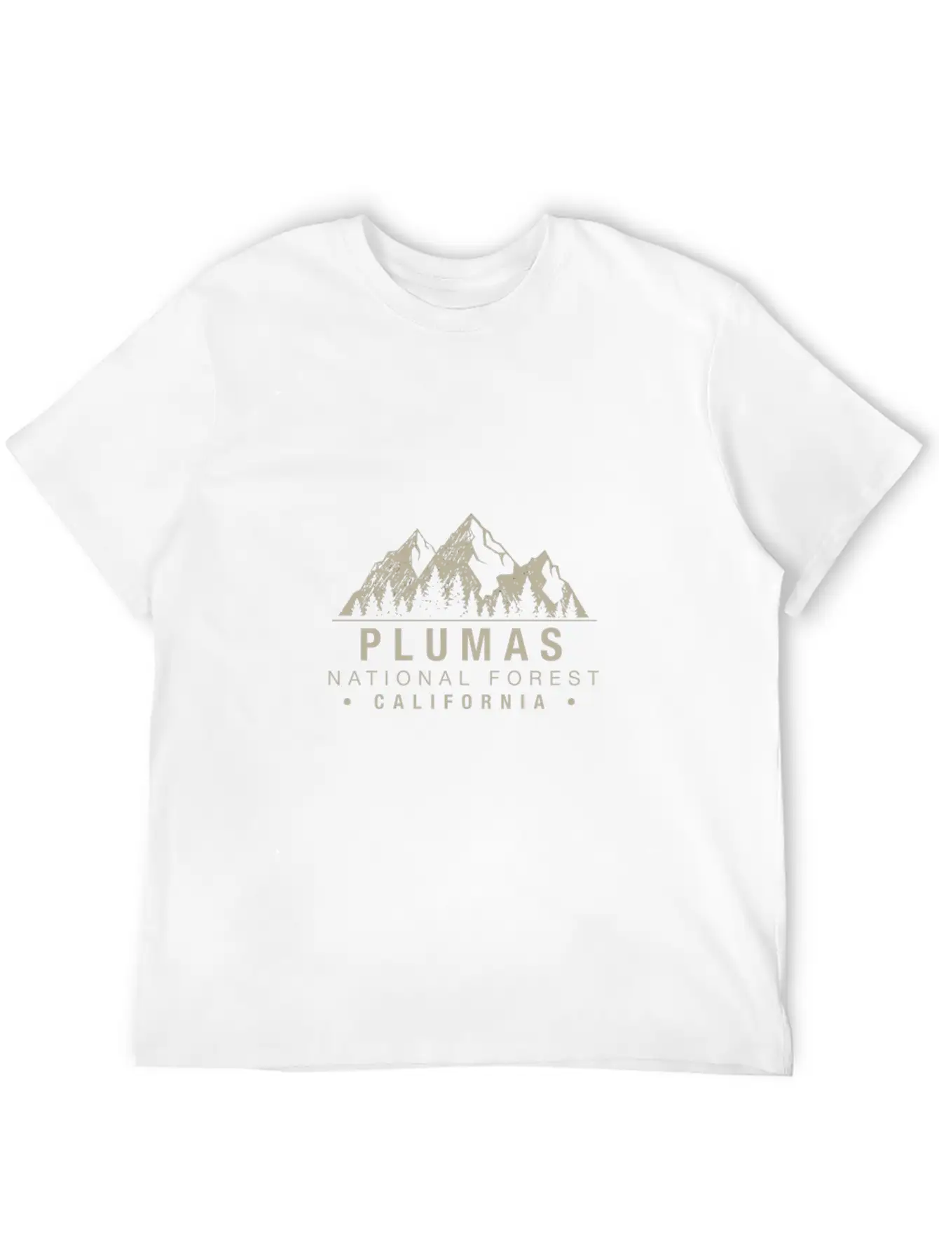 Plumas National Forest California Basic Graphic T-Shirt ¨C Daily Comfort In Soft Cotton