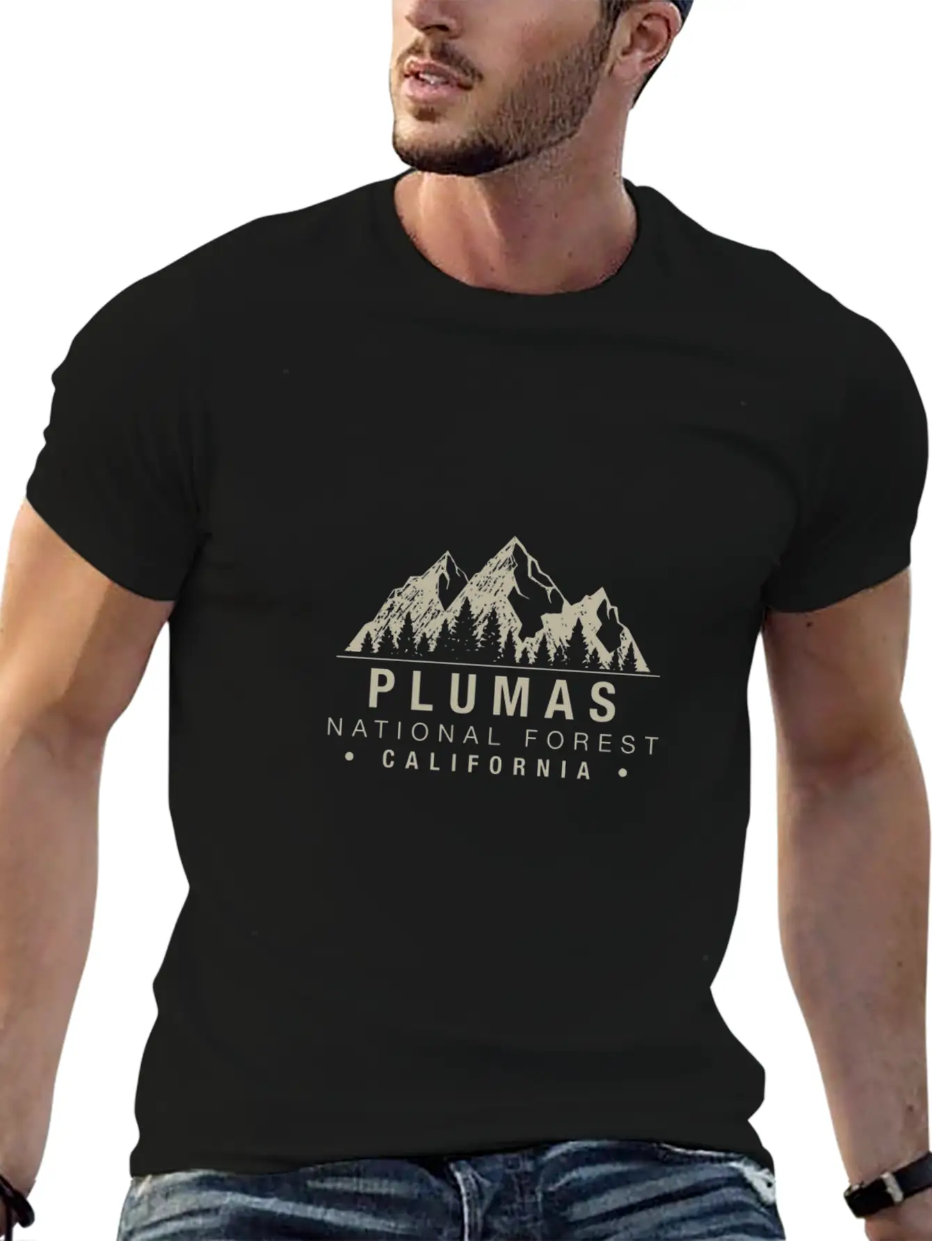Plumas National Forest California Basic Graphic T-Shirt ¨C Daily Comfort In Soft Cotton