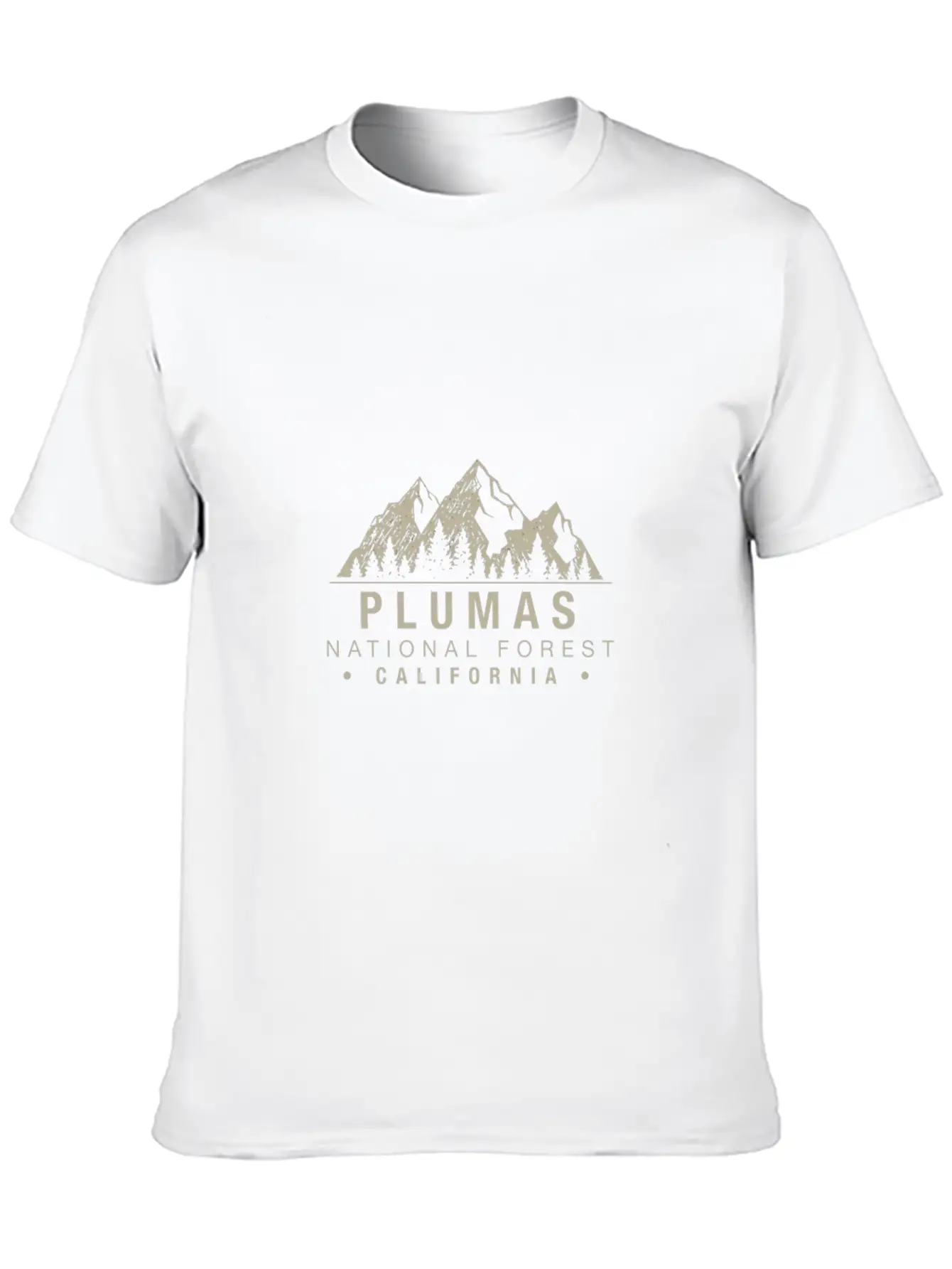 Plumas National Forest California Basic Graphic T-Shirt ¨C Daily Comfort In Soft Cotton